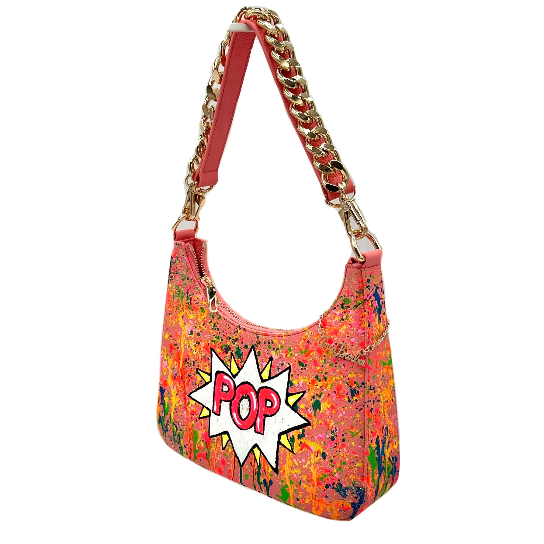 Anca Barbu Mika Pink Medium Bag, POP