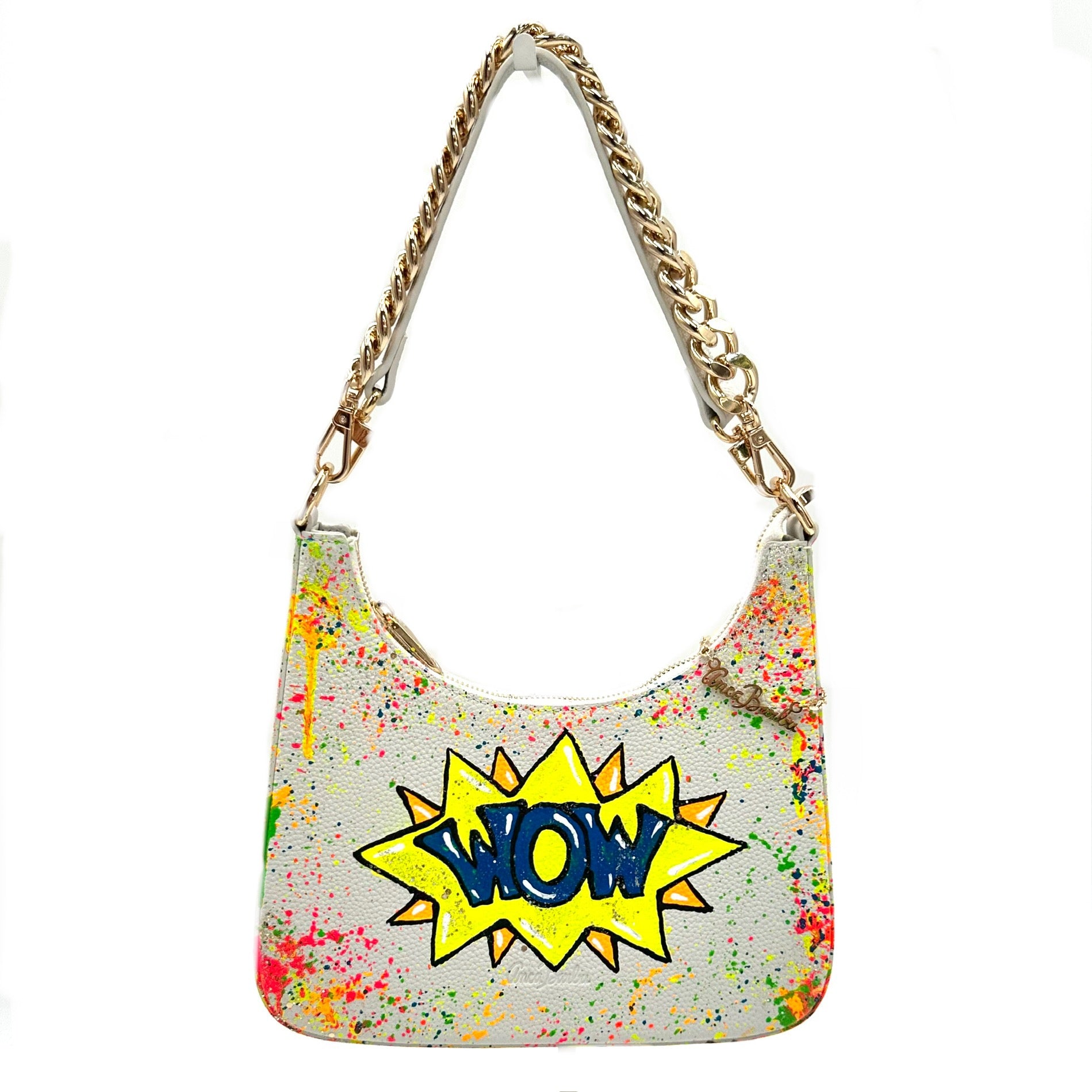 Anca Barbu Mika White Medium Bag, WOW