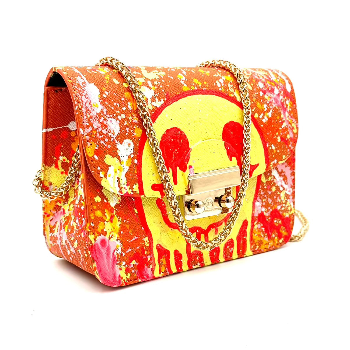Anca Barbu Carolina Bag, Dripping Smiley