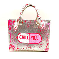 Thumbnail for Anca Barbu Nicole Bag, Chill Pill, Pink Splashes