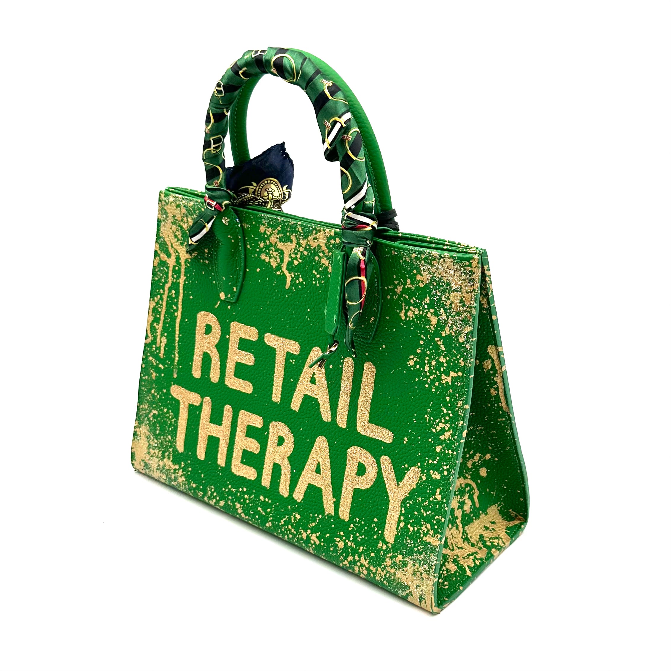 Anca Barbu Sophia Bag, Retail Therapy, Gold