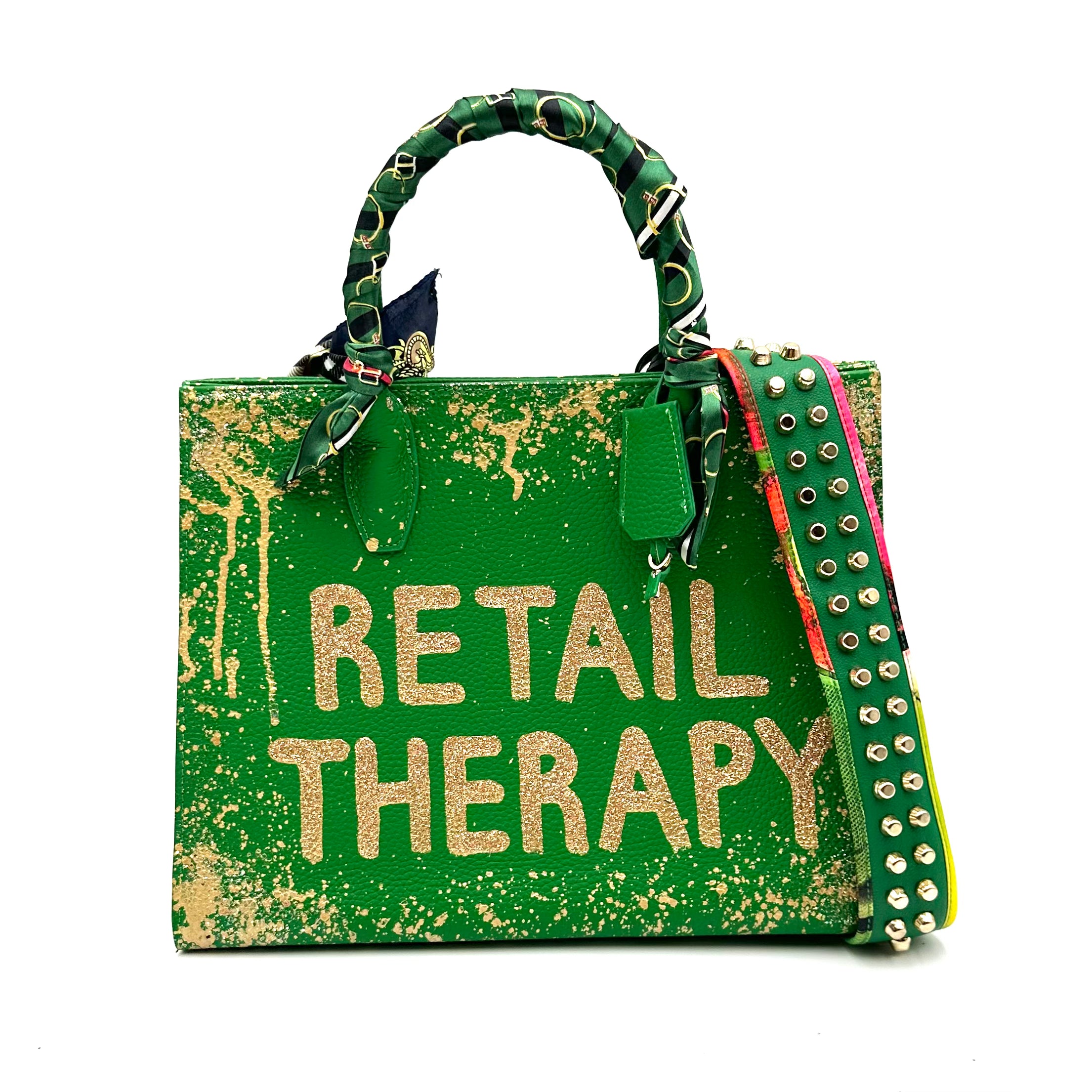 Anca Barbu Sophia Bag, Retail Therapy, Gold