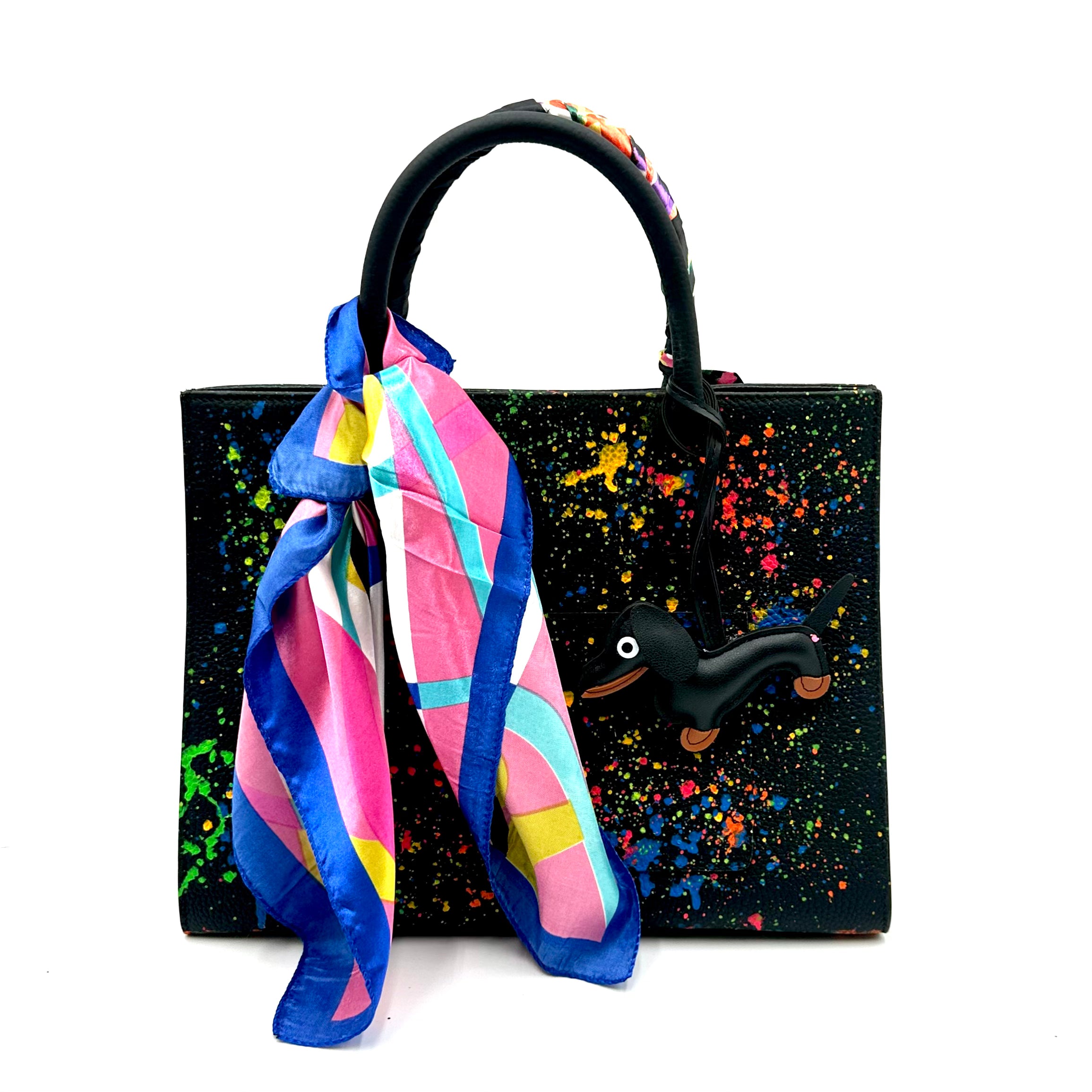 Anca Barbu Sophia Bag, Dripping Heart, Bright
