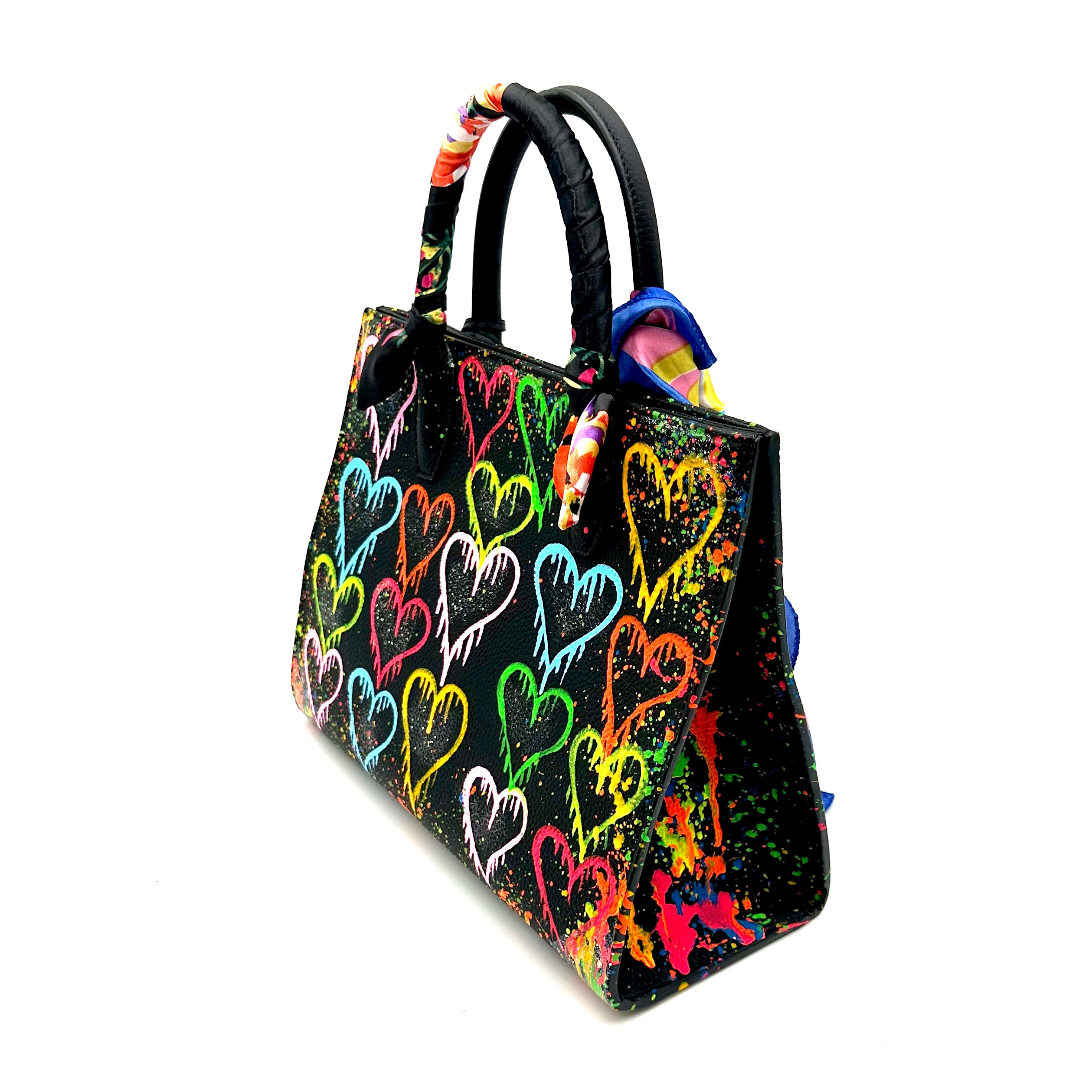 Anca Barbu Sophia Bag, Dripping Heart, Bright