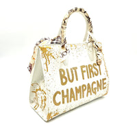 Anca Barbu Sophia Bag, But first Champagne, Gold