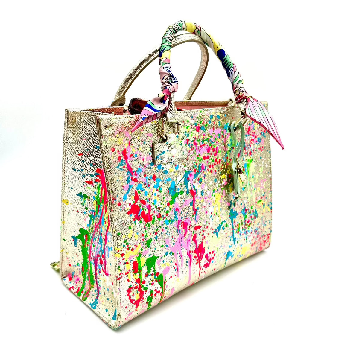 Anca Barbu Nicole Bag, Splashes, Pastel