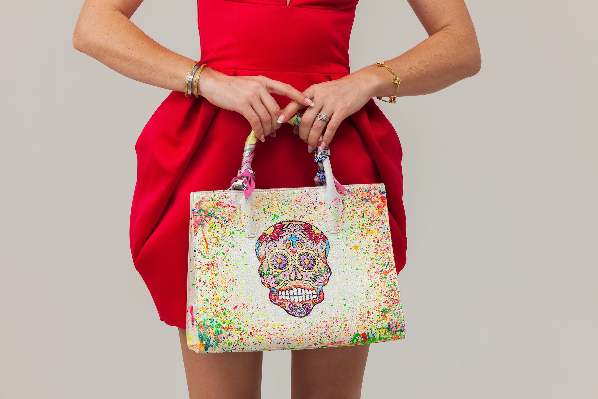 Anca Barbu Sophia Bag, Candy Skull