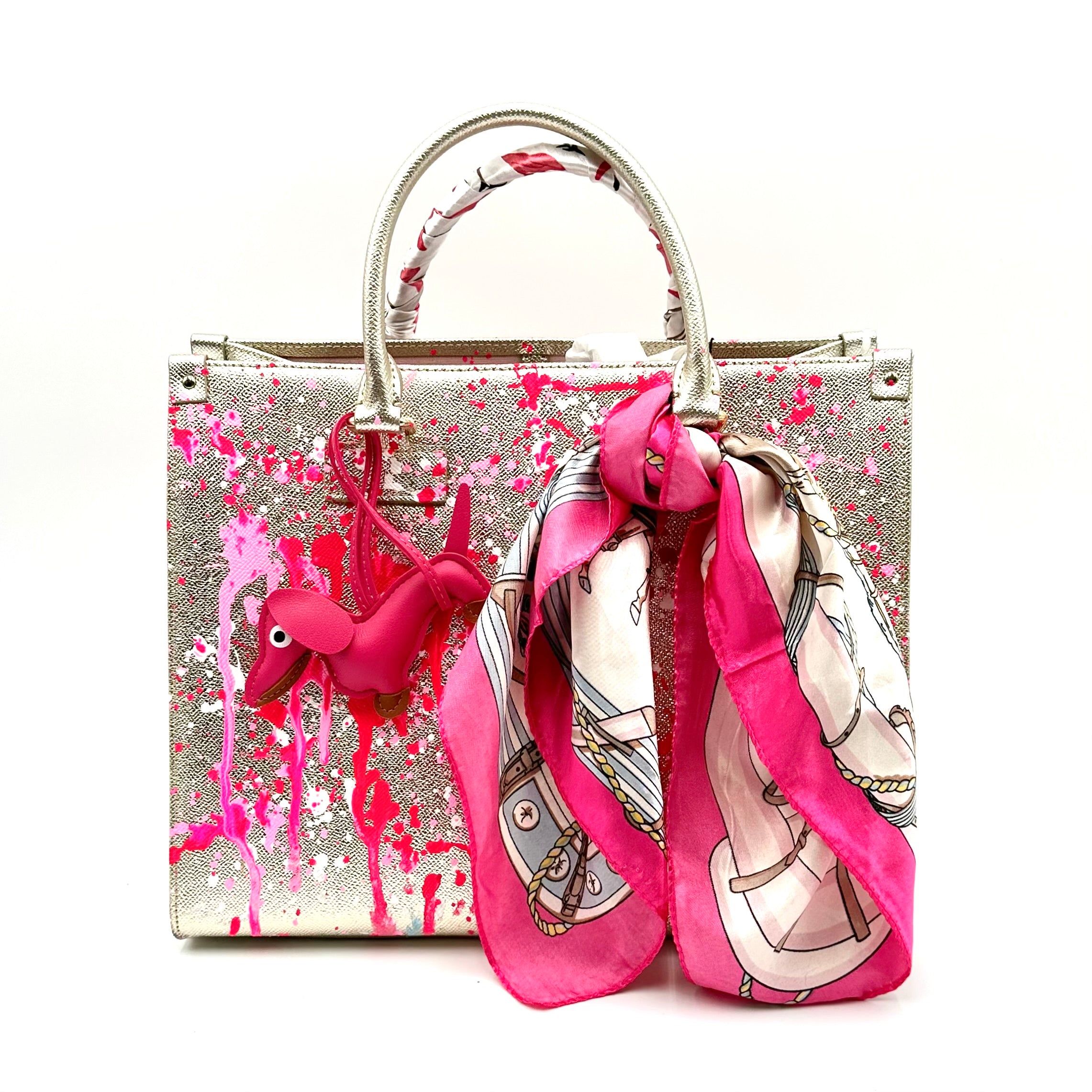 Anca Barbu Nicole Bag, Chill Pill, Pink Splashes