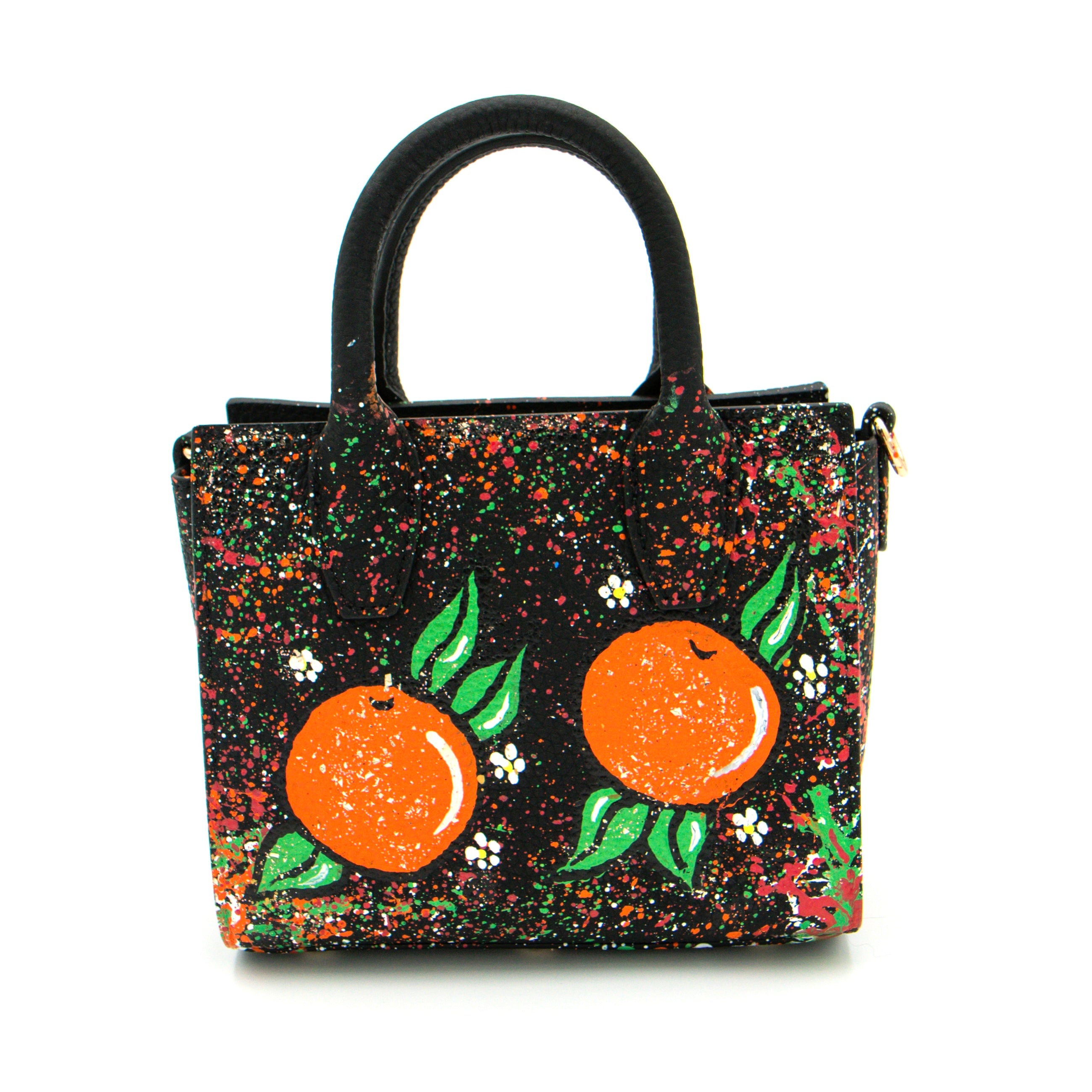 Anca Barbu Camila Bag, Oranges, Gold