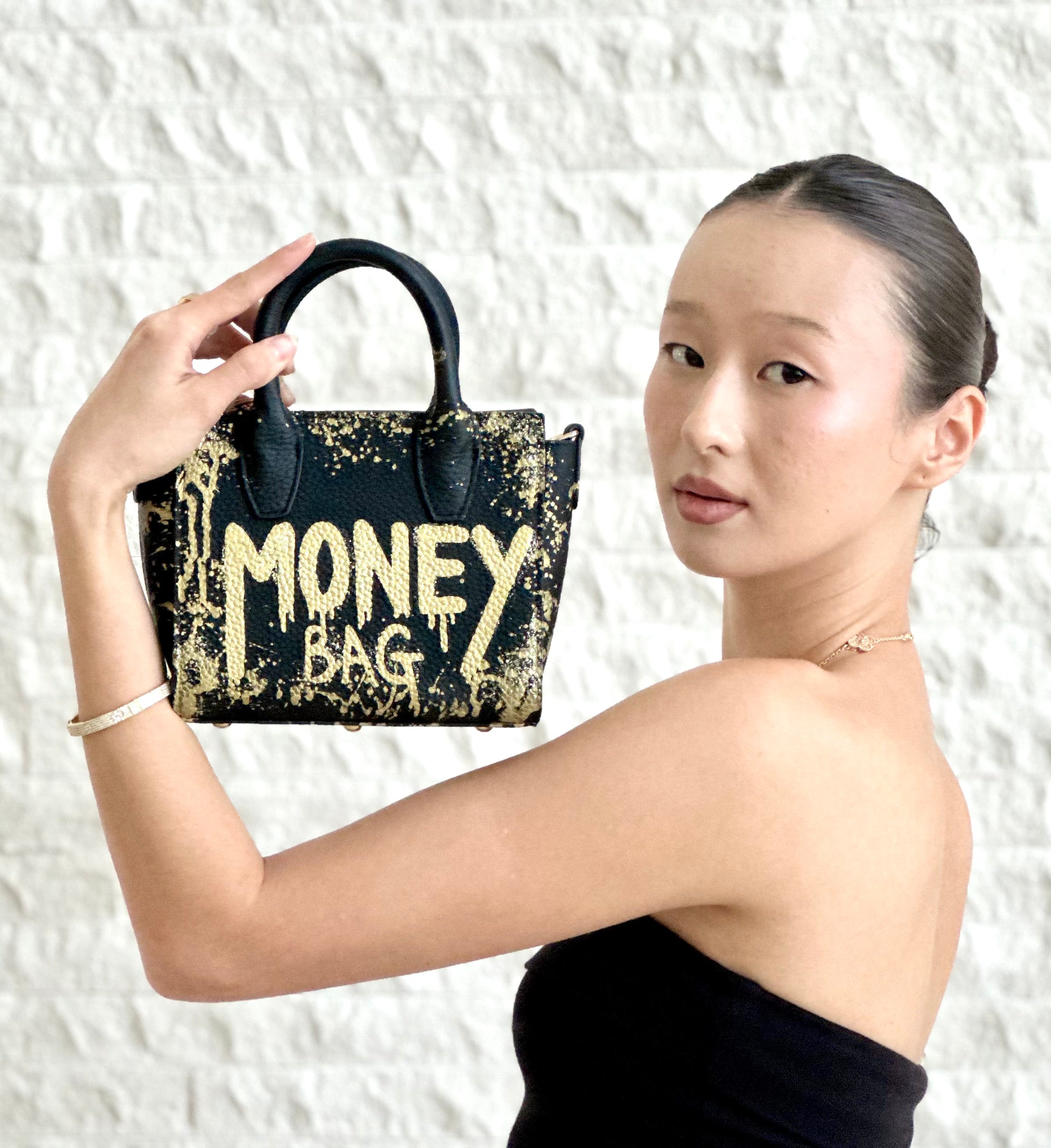 Anca Barbu Camila Bag, Money Bag, Gold