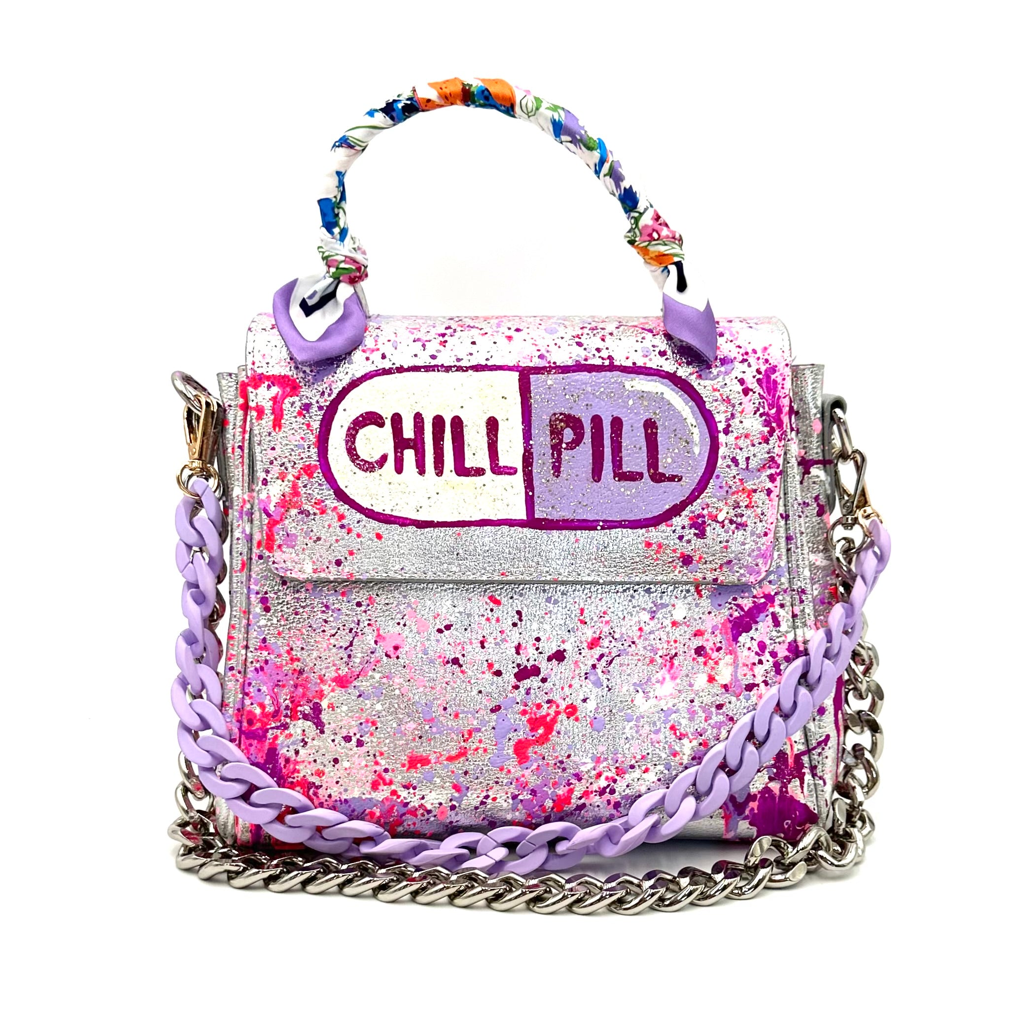 Anca Barbu Vicky Silver Bag, Chill Pill