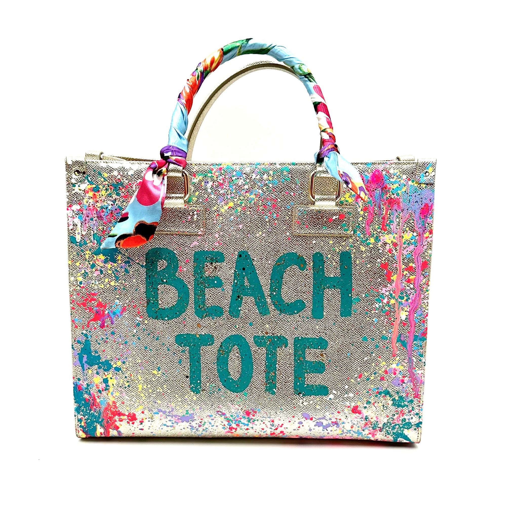 Anca Barbu Nicole Bag, Beach Tote, Pastel