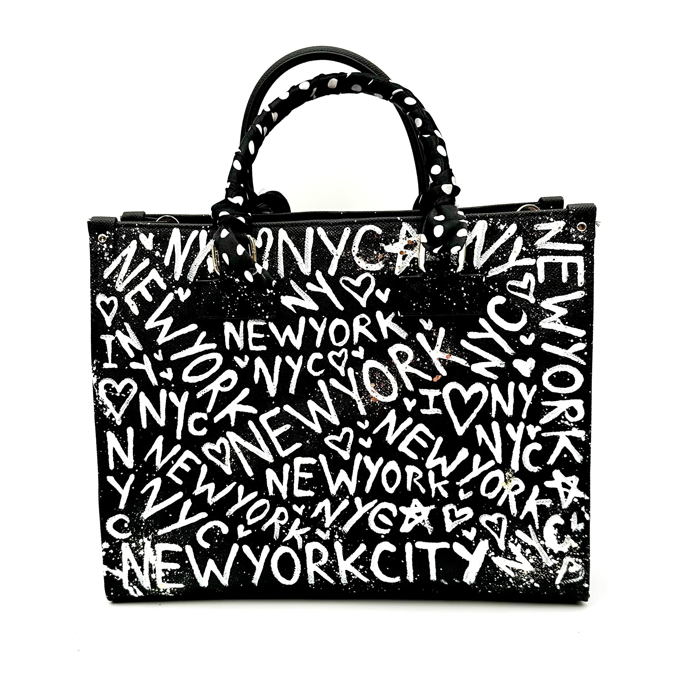 Anca Barbu Nicole Bag, New York Grafitti, Bright
