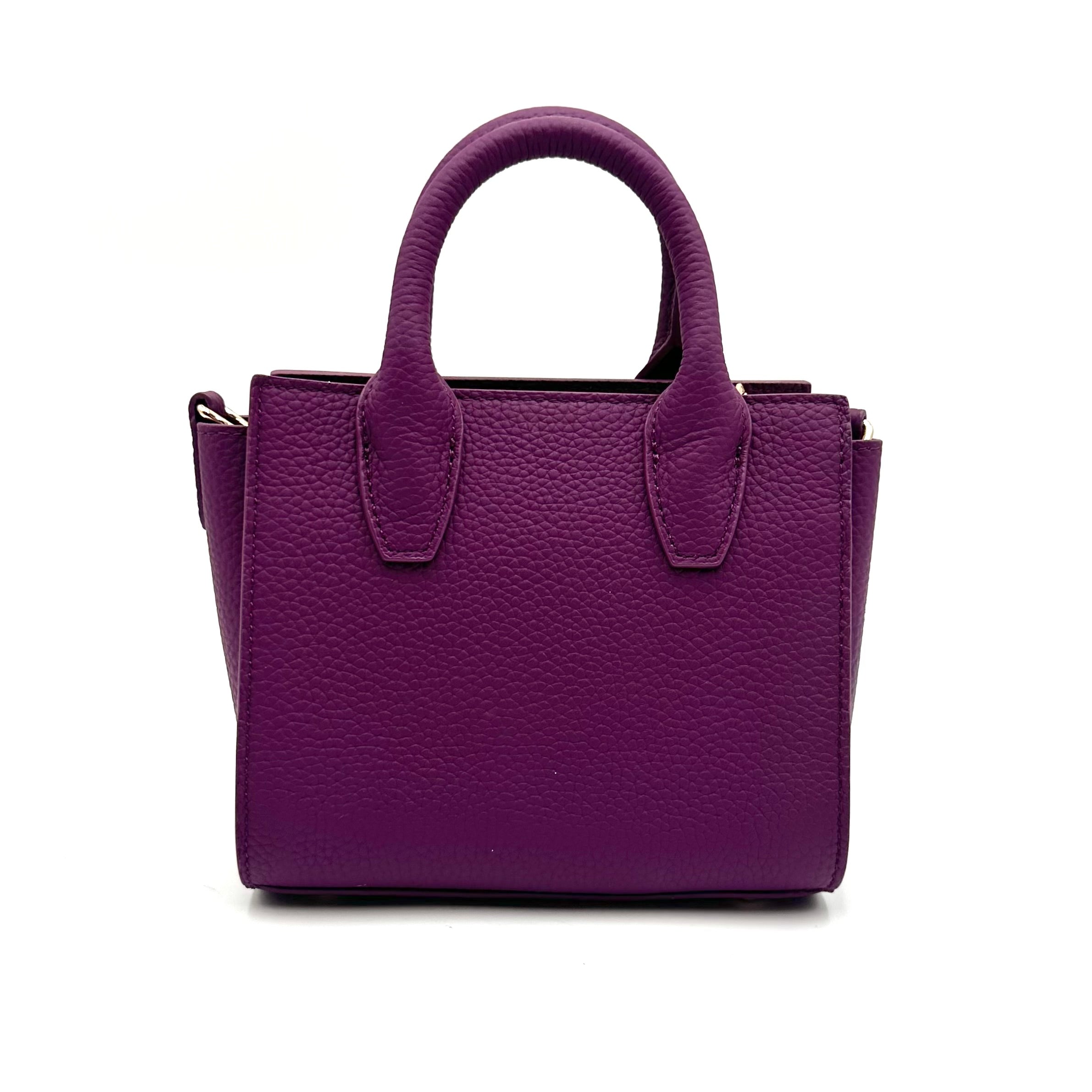 Anca Barbu Camila Purple Bag, Bright Palms