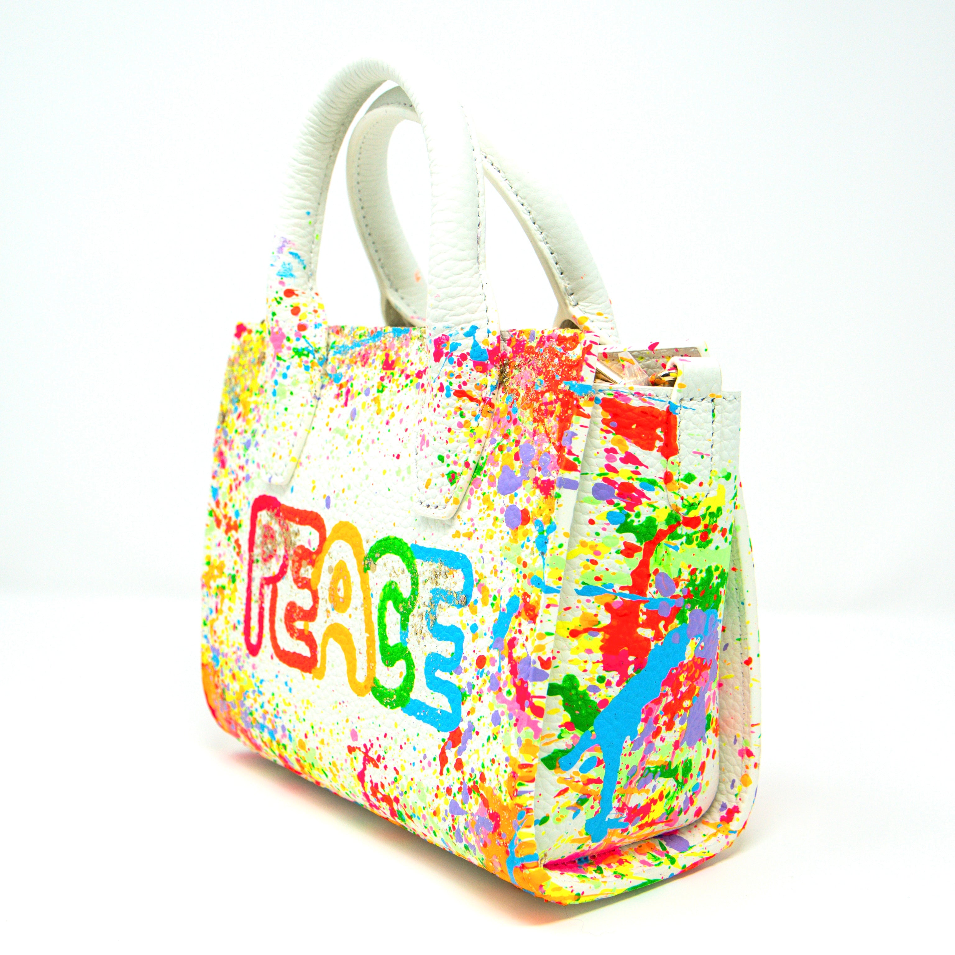 Anca Barbu Camila Bag, PEACE, Bright
