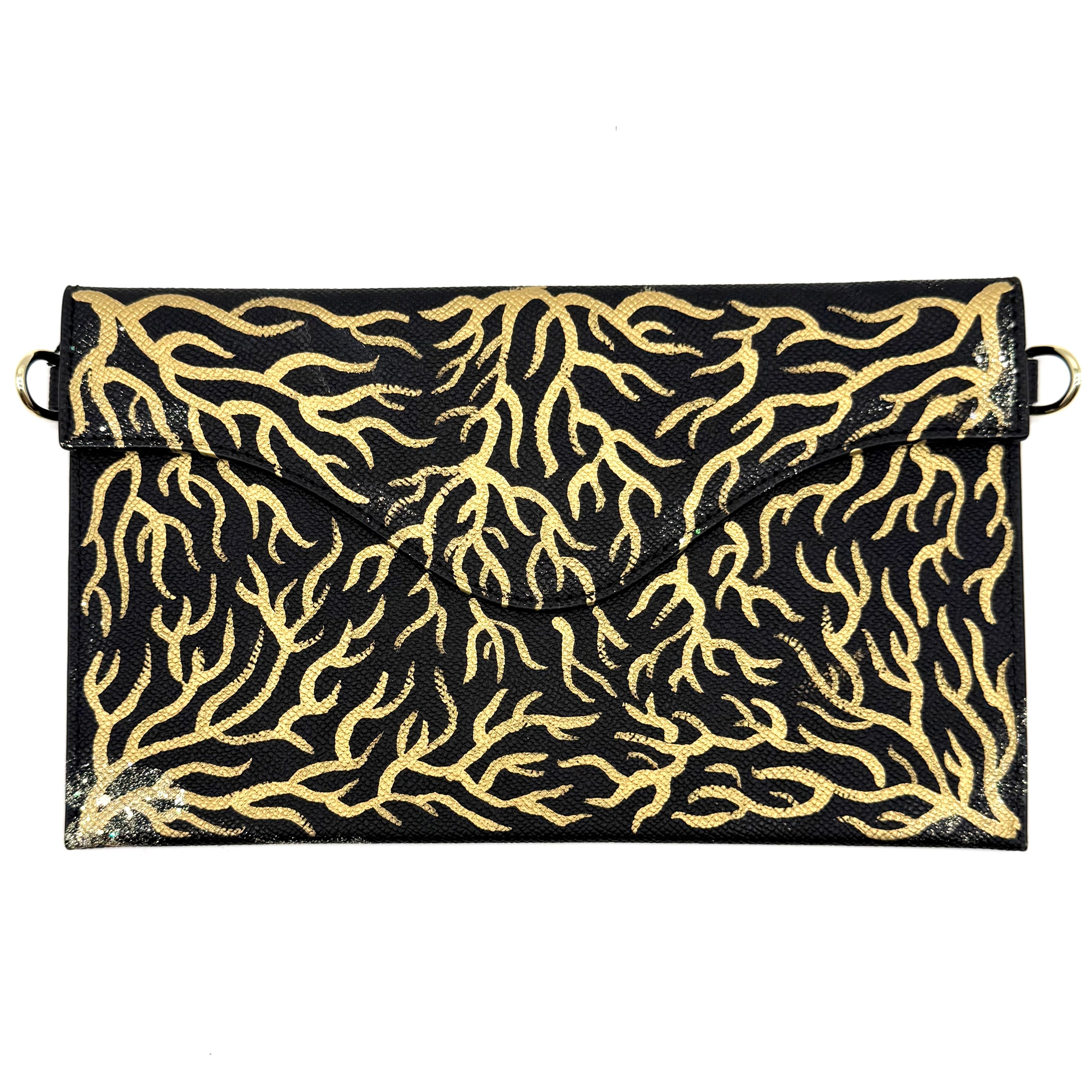 Anca Barbu Sabrina Black “gold palms”