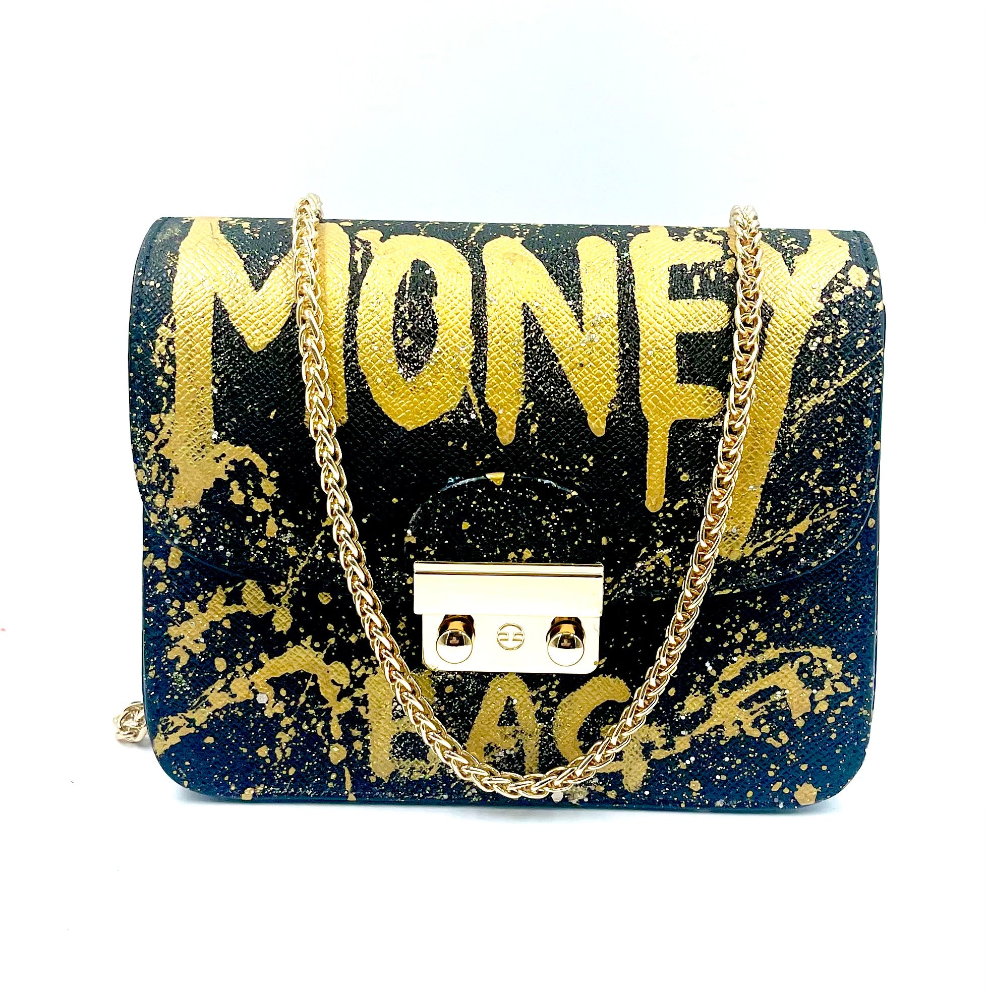 Anca Barbu Carolina Black Money Bag