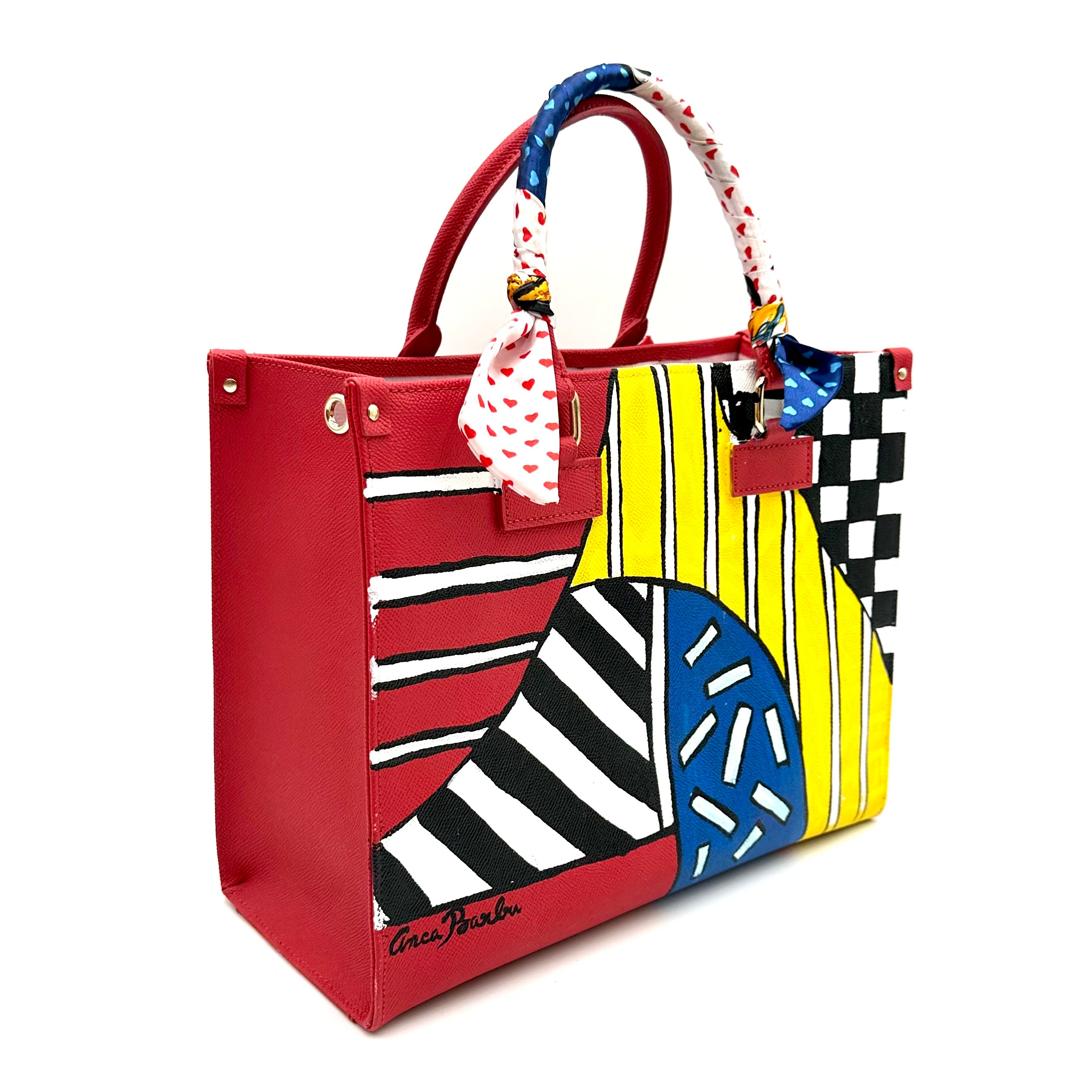 Anca Barbu Nicole Red Bag, Mondrian Fine Art