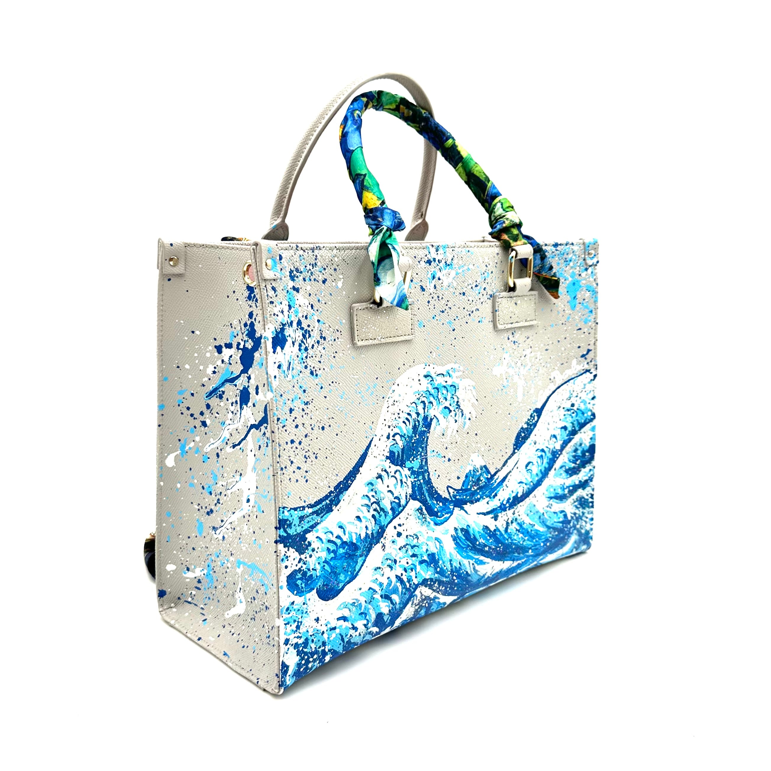Anca Barbu Nicole Grey Bag, Great Wave Fine Art
