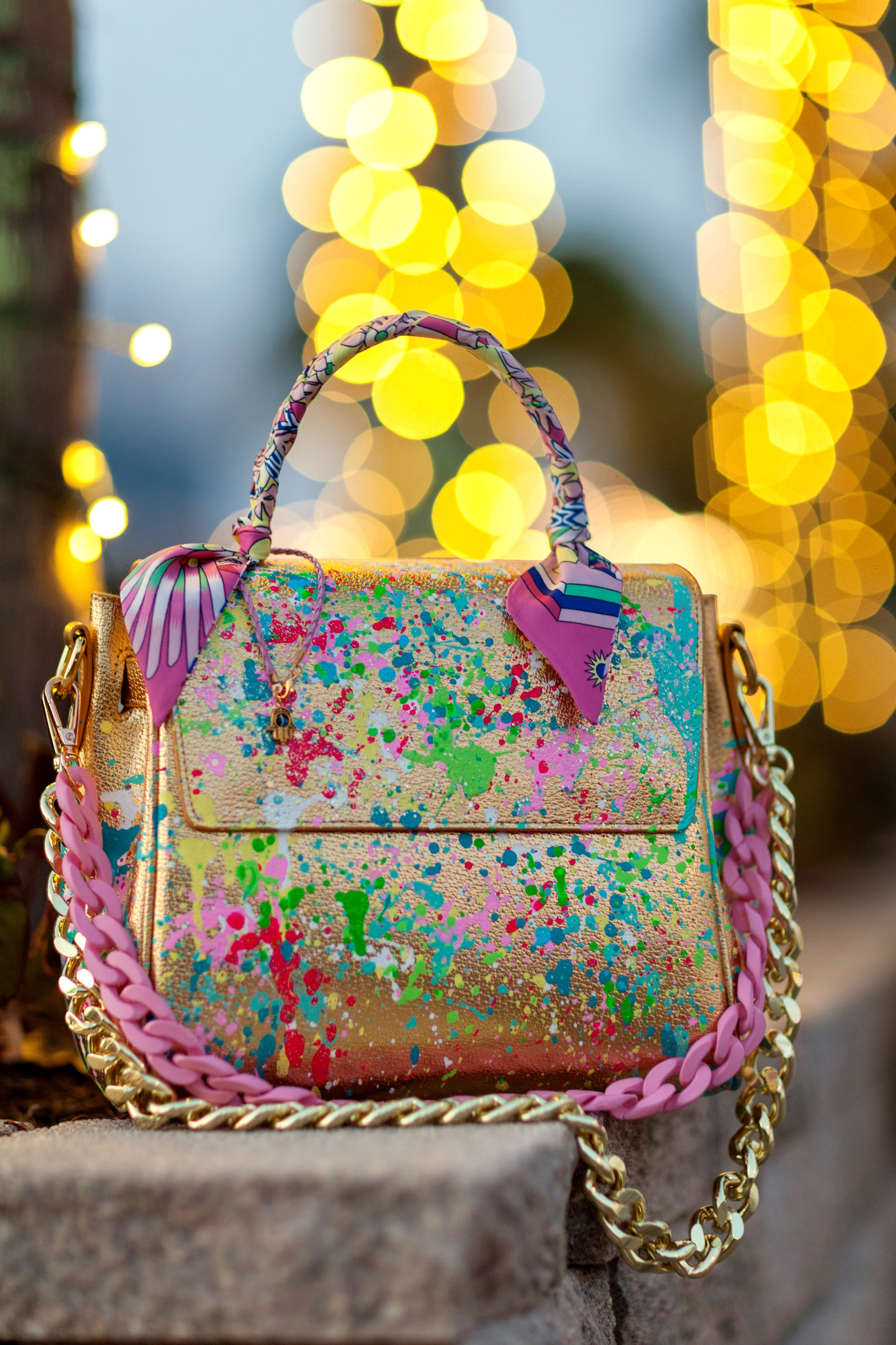 Anca Barbu Vicky Bag, Splashes, Pastel