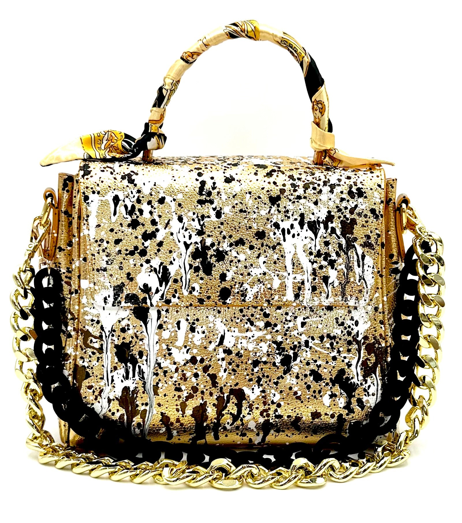 Anca Barbu Vicky Bag, Splashes, Metallic
