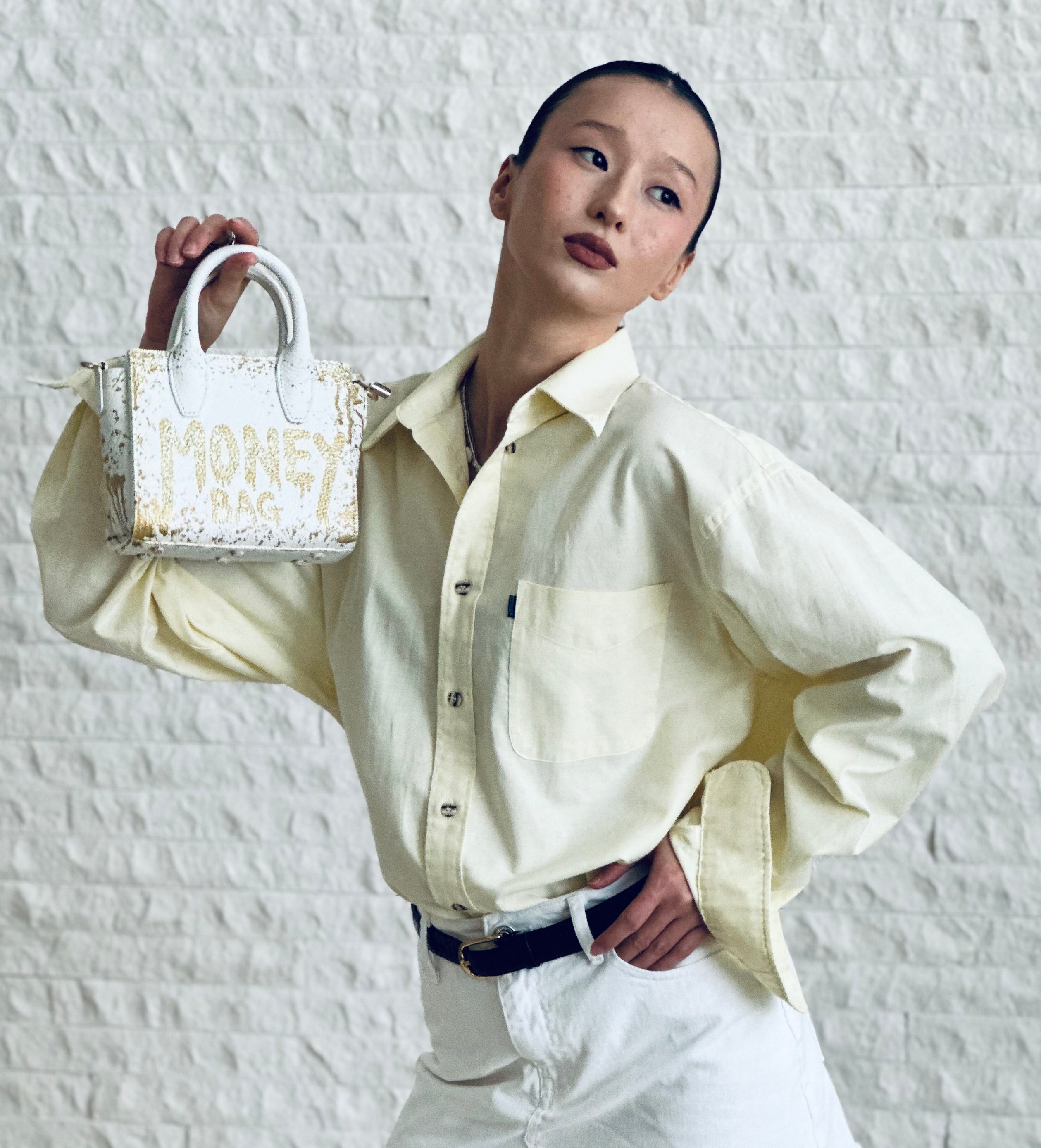 Anca Barbu Camila Bag, Money Bag, Gold