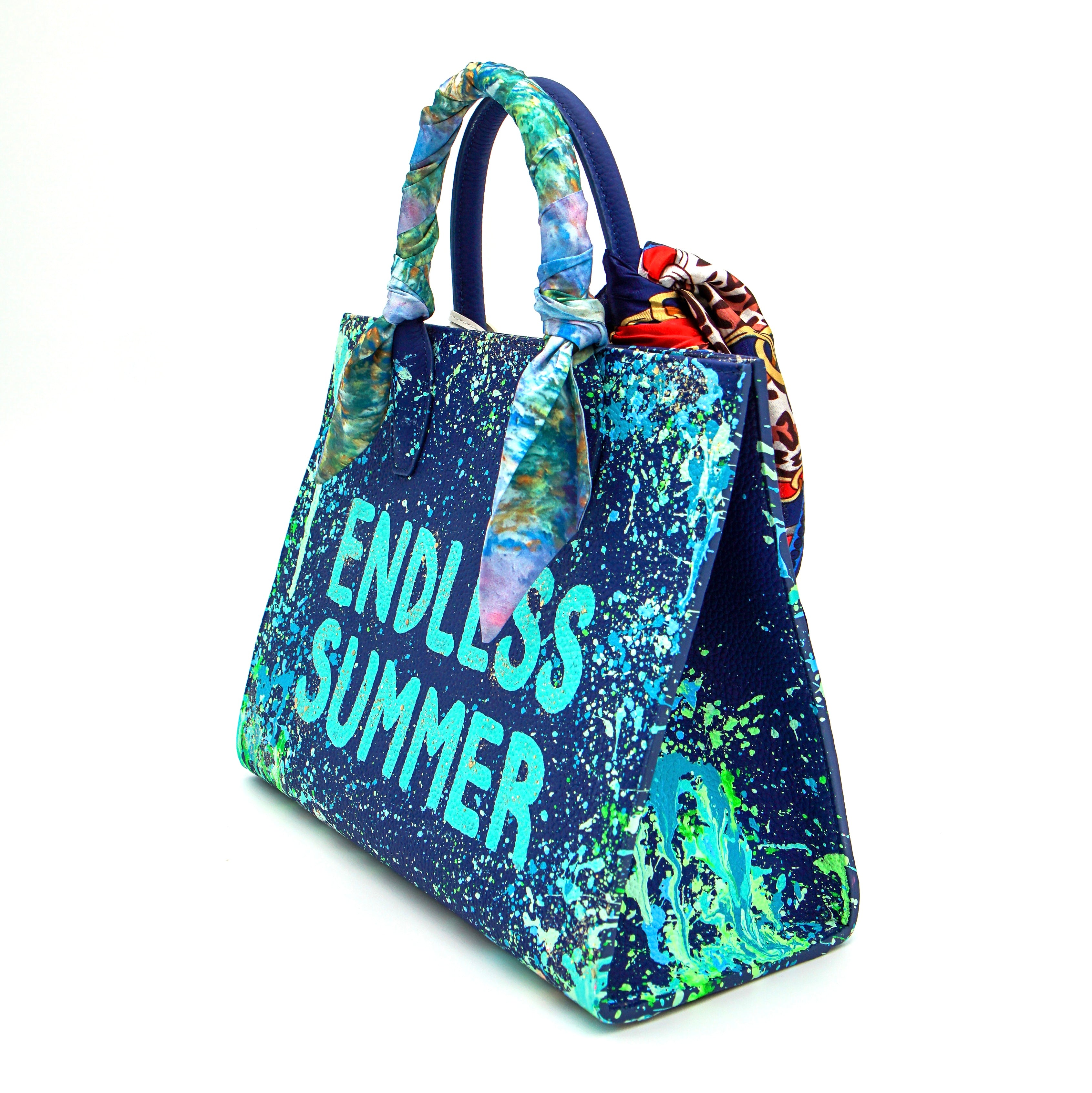 Anca Barbu Sophia Bag, Endless Summer, Turquoise