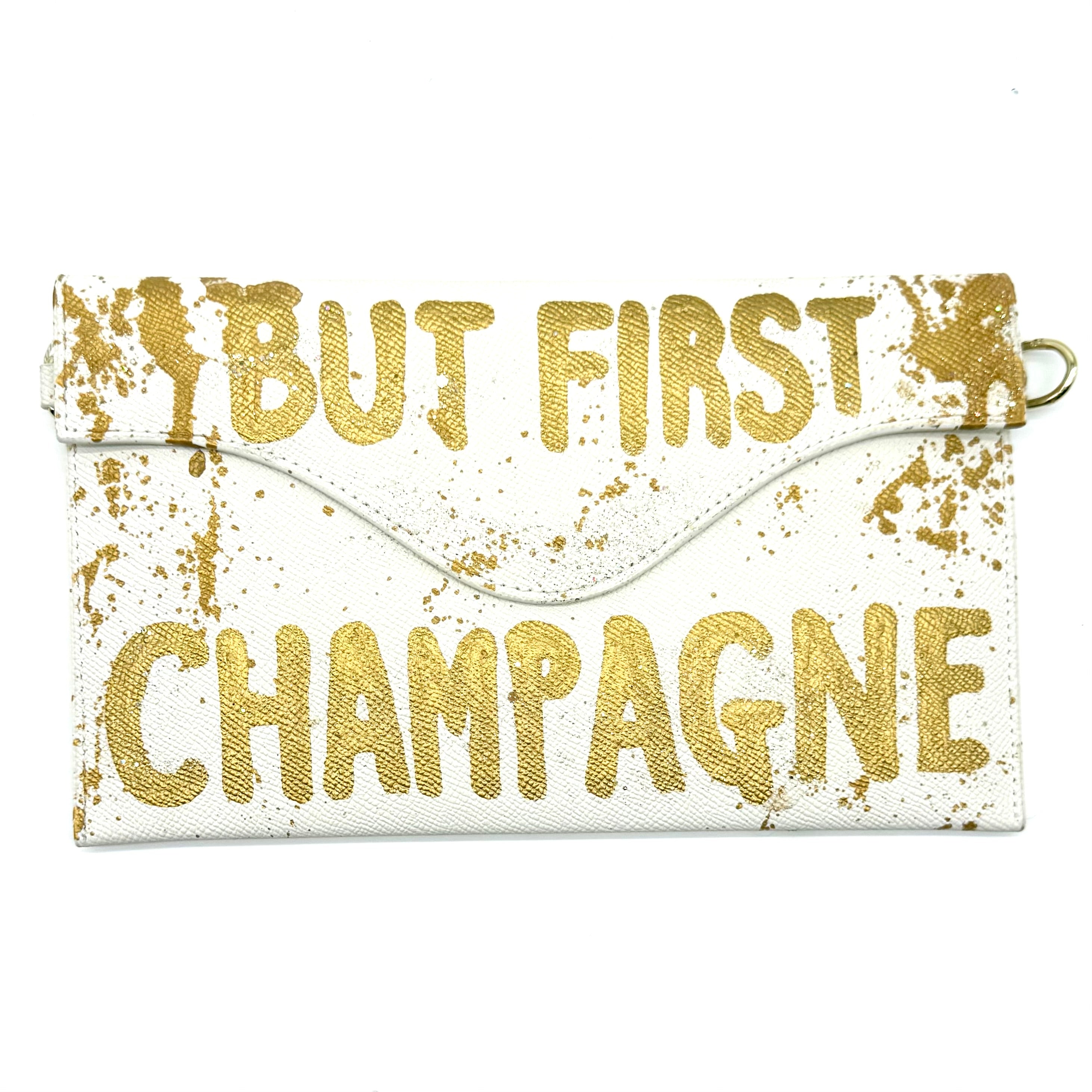 Anca Barbu Sabrina White “But First CHAMPAGNE”