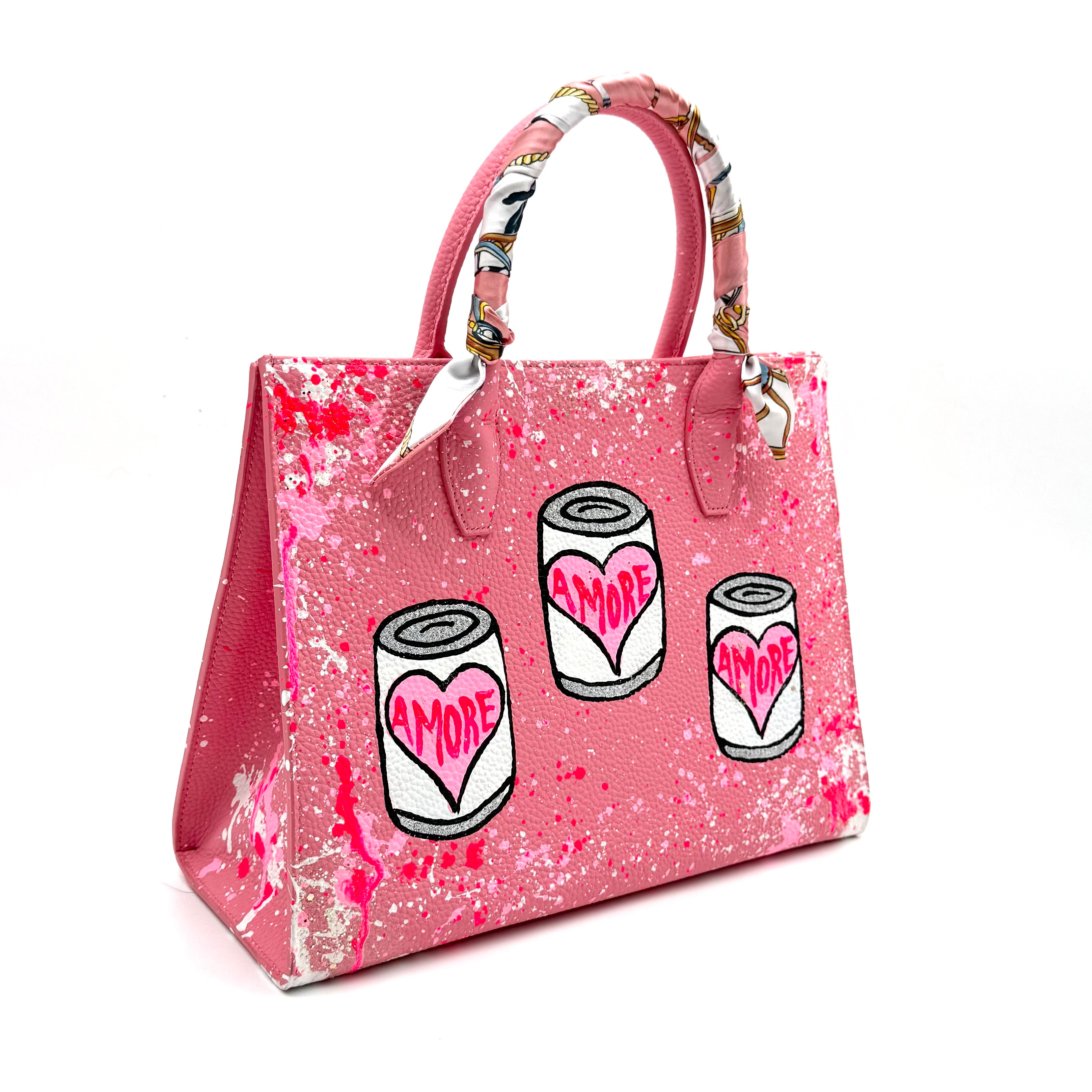 Anca Barbu Sophia Pink “Pop Art Amore Cans”