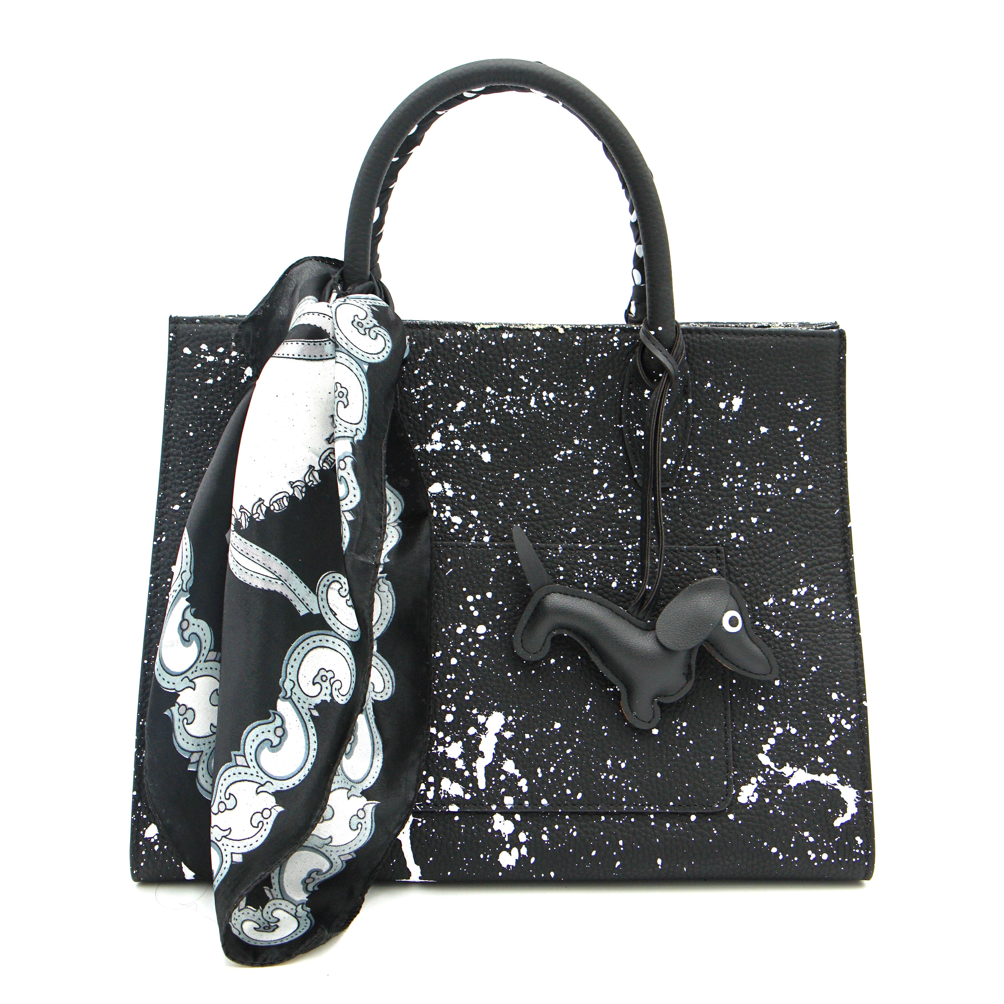 Anca Barbu Sophia Bag, Smiling Flower, White