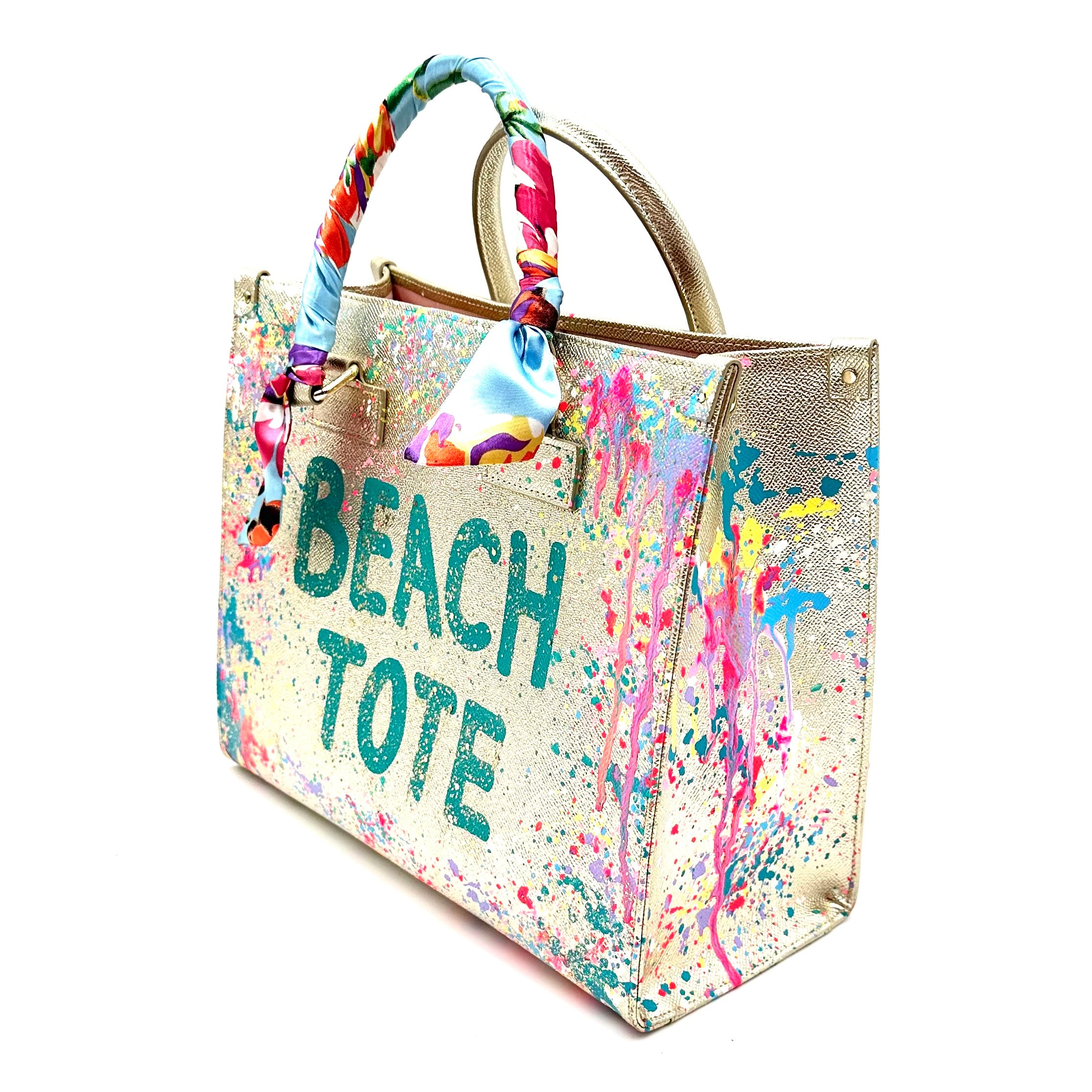 Anca Barbu Nicole Bag, Beach Tote, Pastel