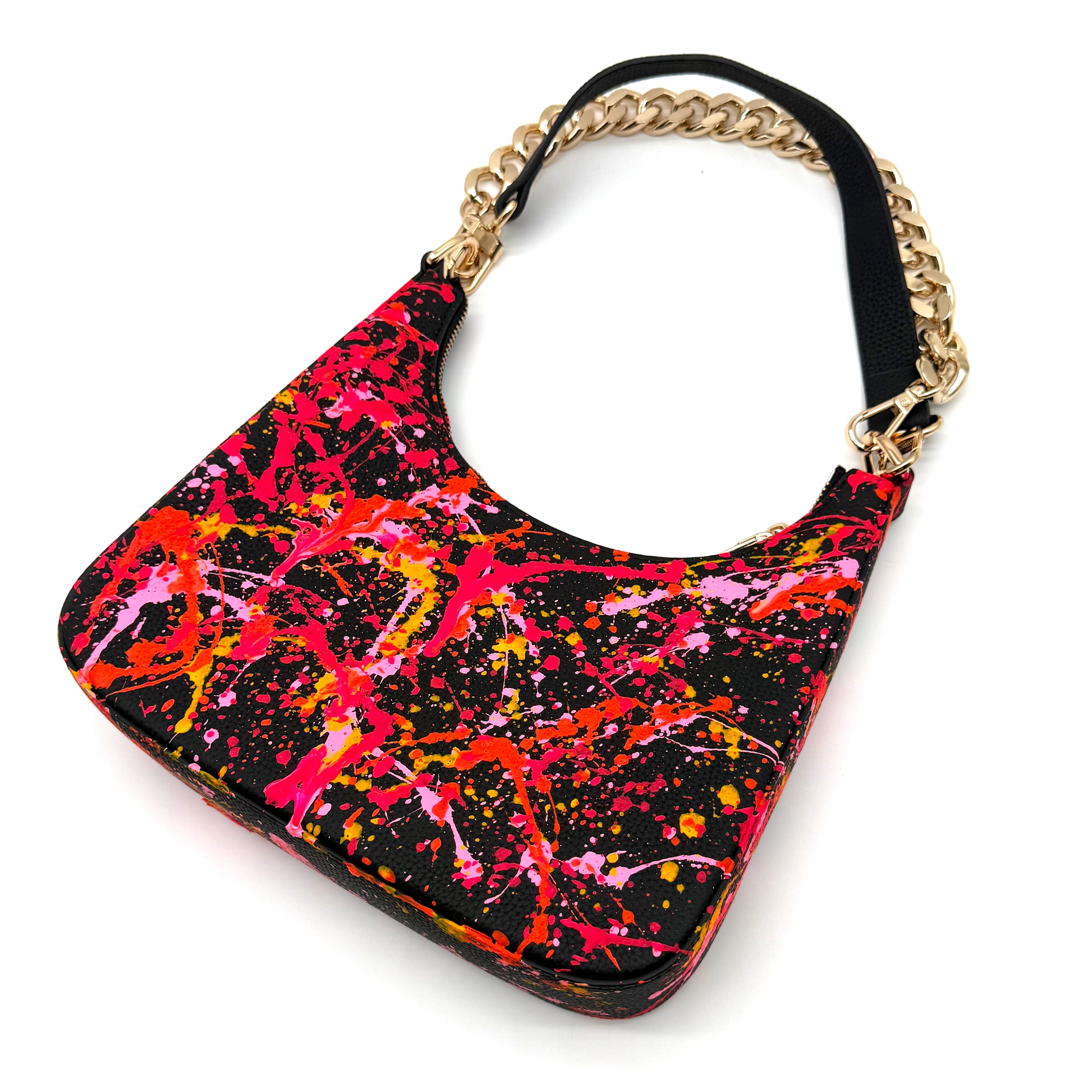 Anca Barbu Mika Black “Pink Splashes”