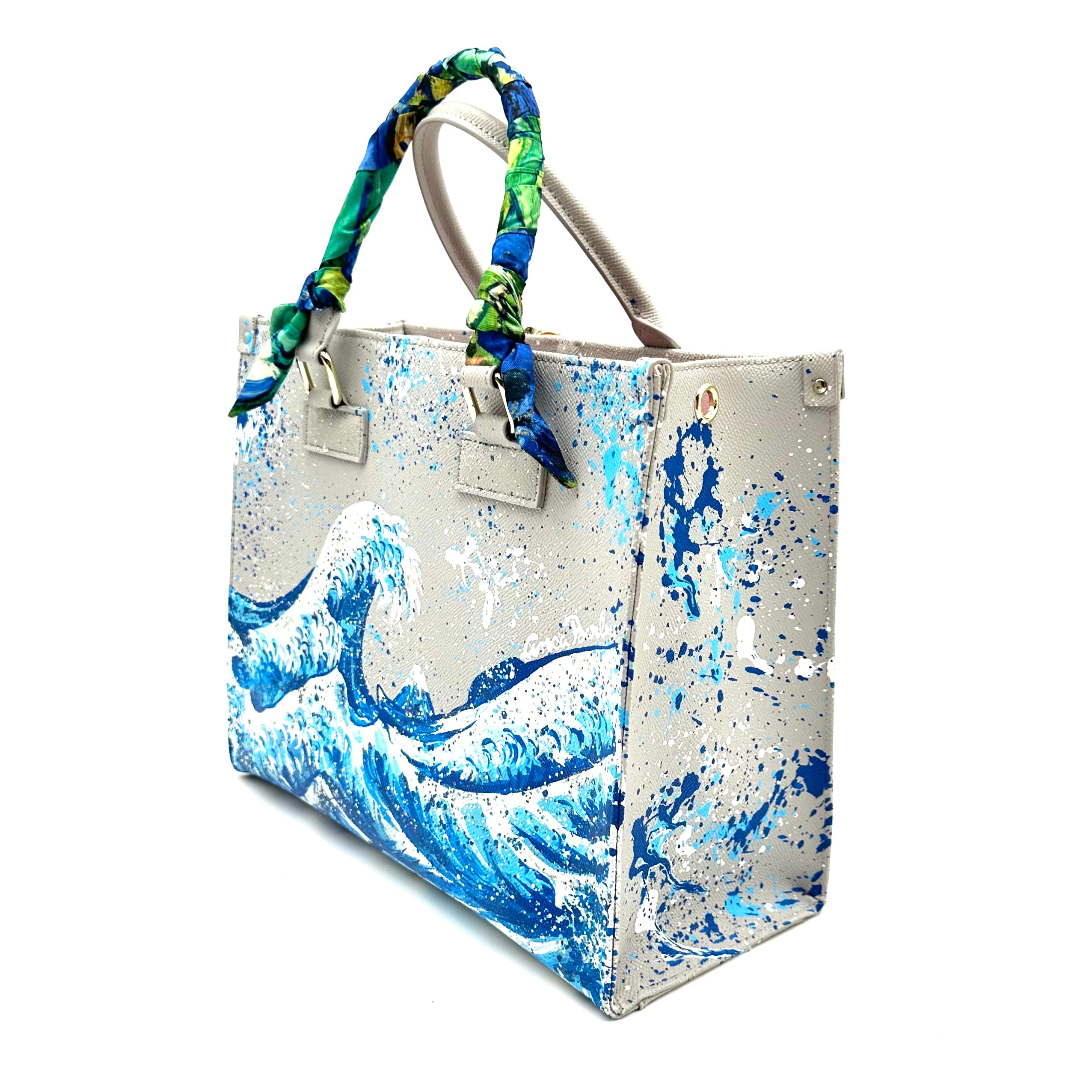 Anca Barbu Nicole Grey Bag, Great Wave Fine Art