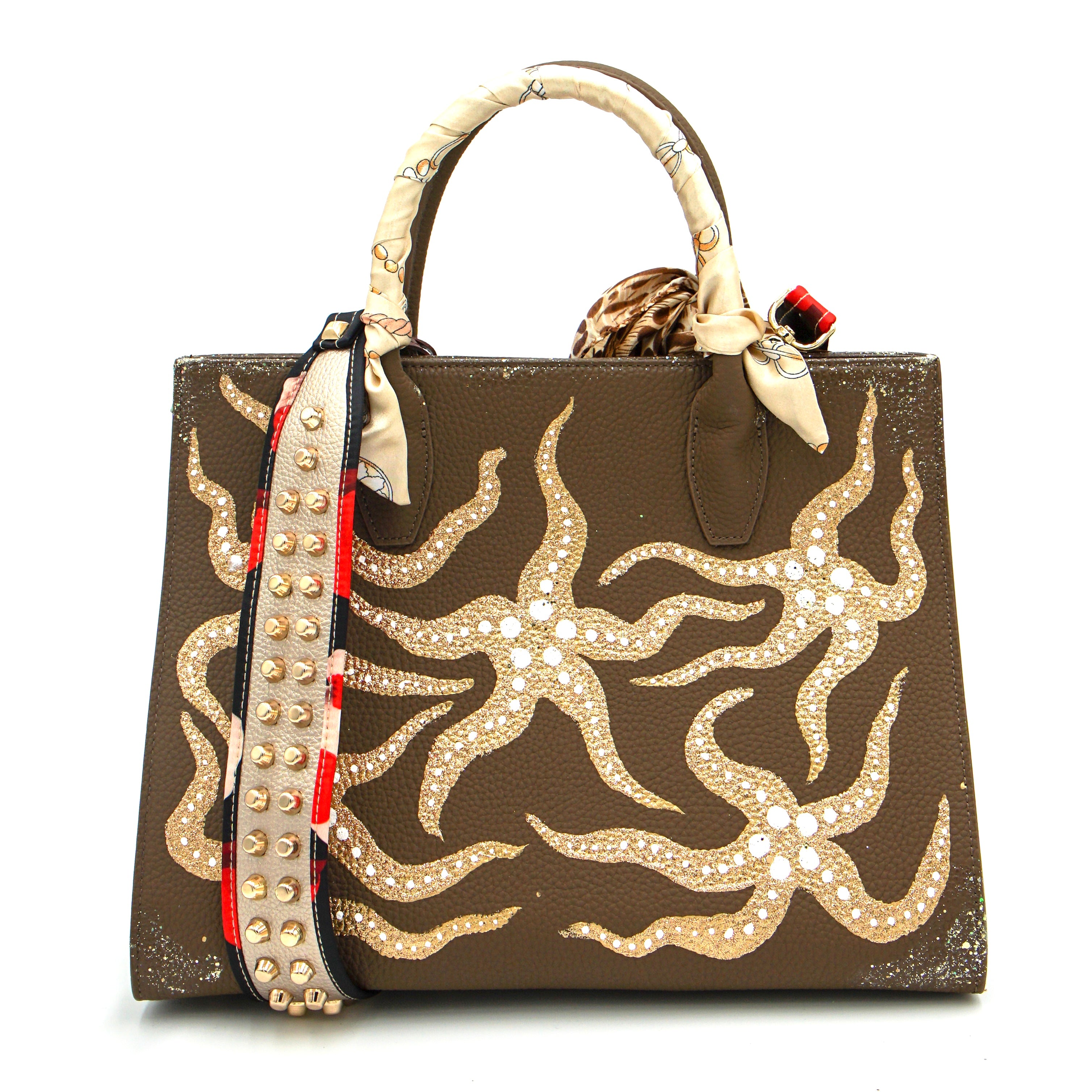 Anca Barbu Sophia Bag, Starfish, Gold