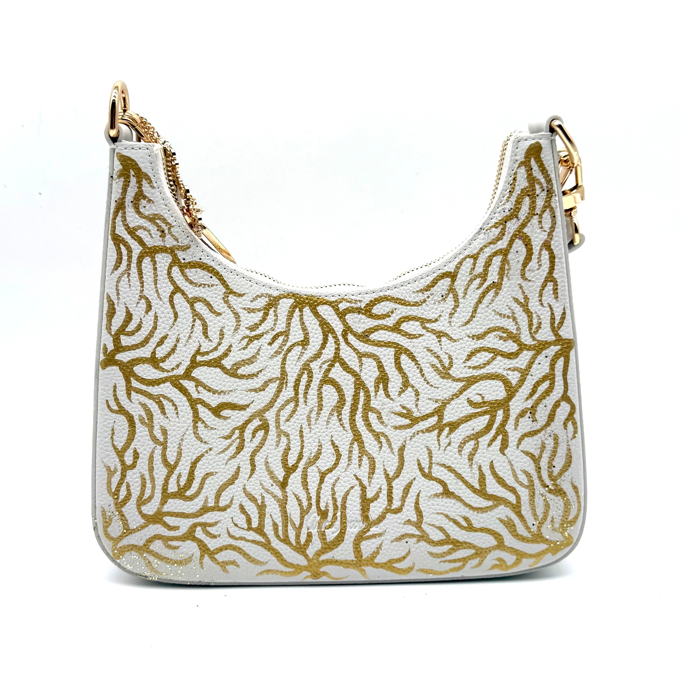Anca Barbu Mika White “Gold Coral”
