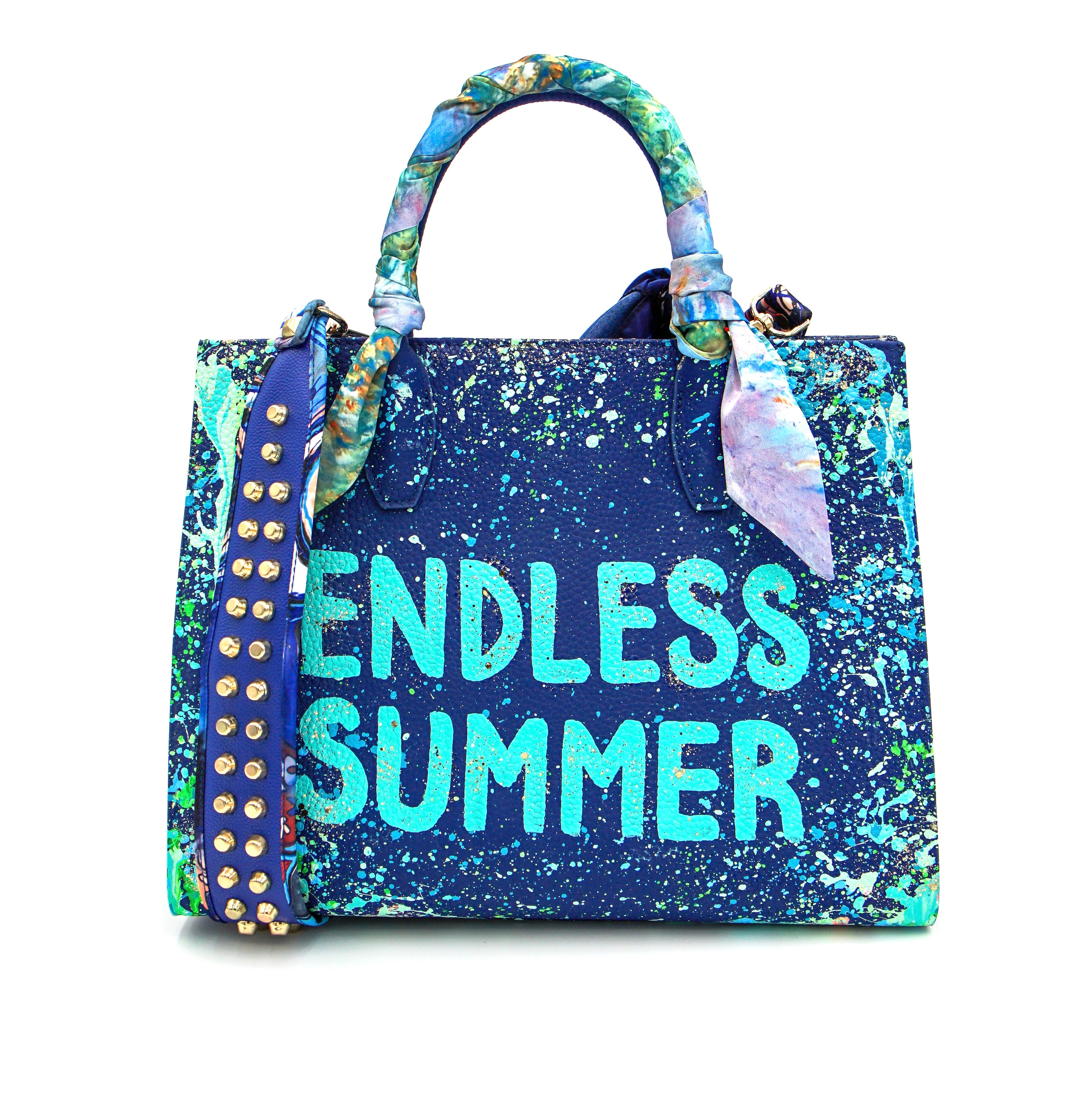 Anca Barbu Sophia Bag, Endless Summer, Turquoise