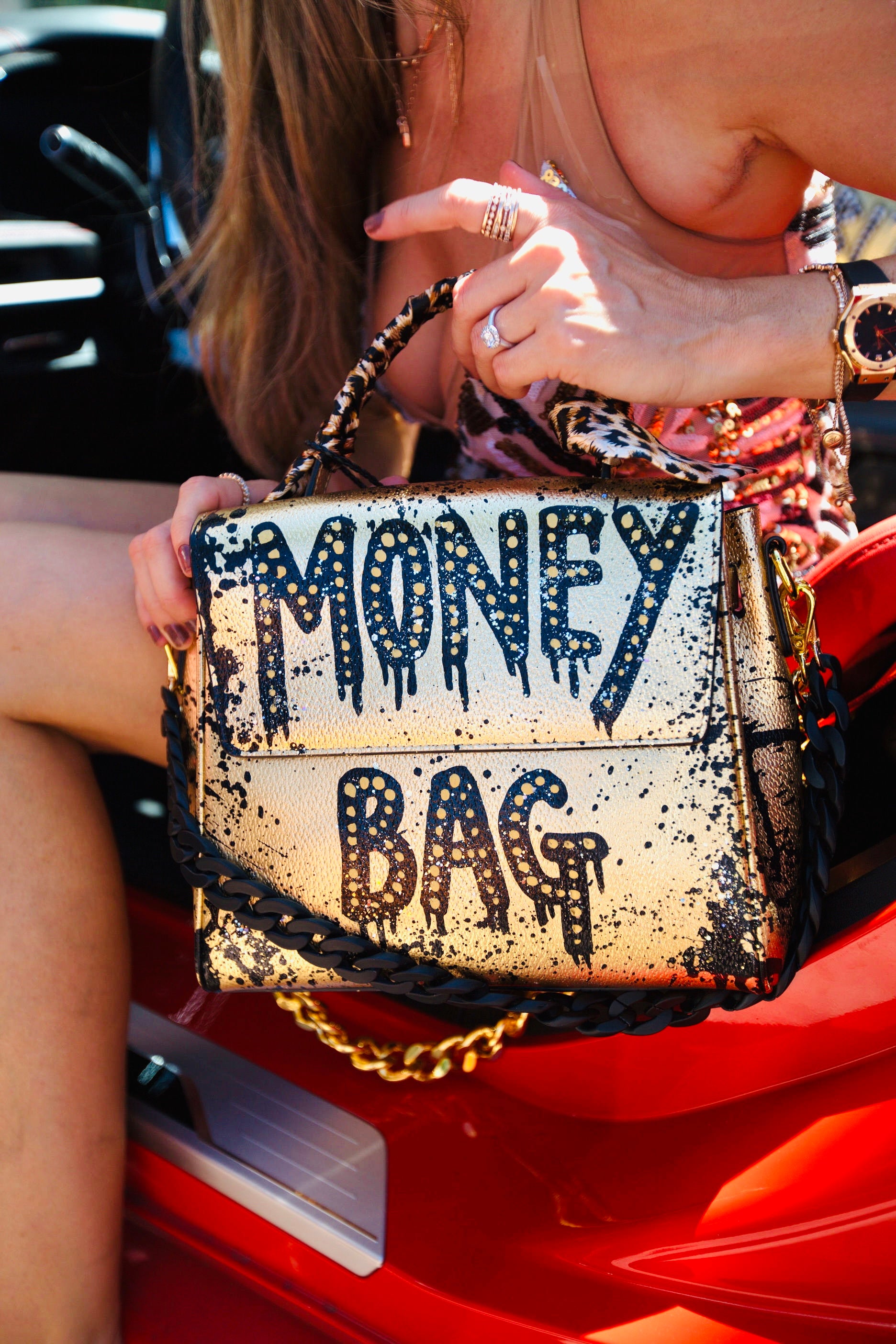 Anca Barbu Vicky Gold “Money Bag”