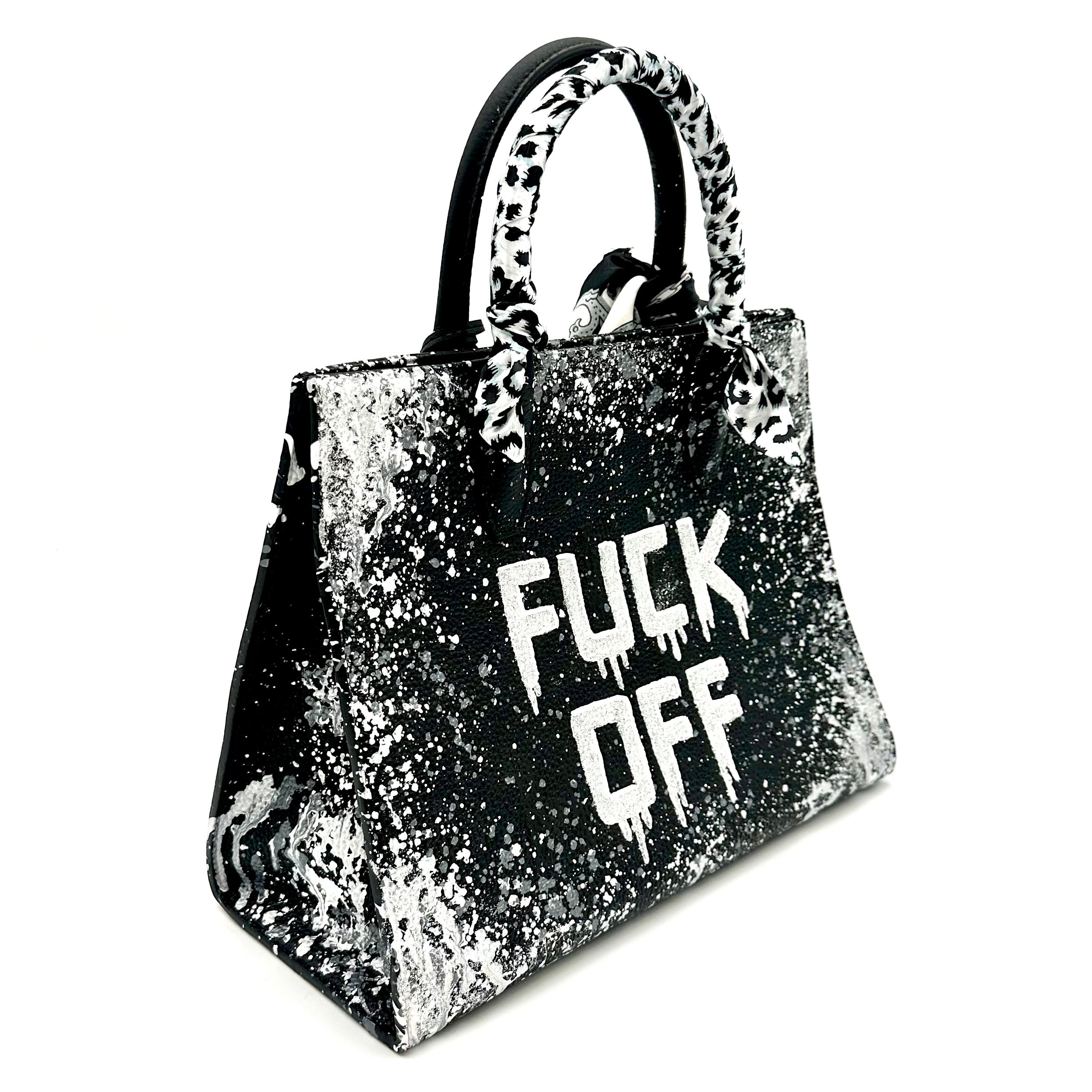 Anca Barbu Sophia Black Bag, F*** Off