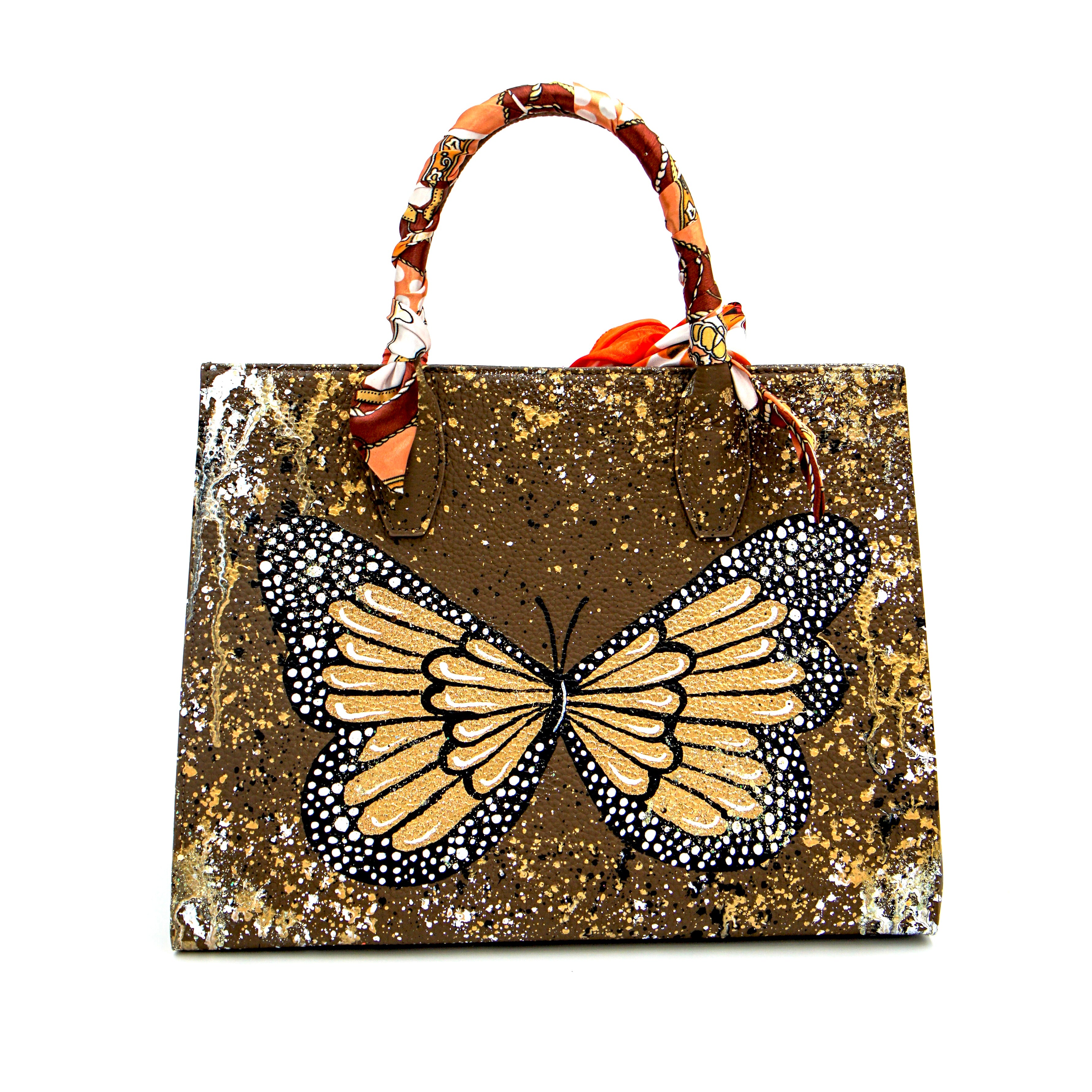 Anca Barbu Sophia Bag, Butterfly, Gold