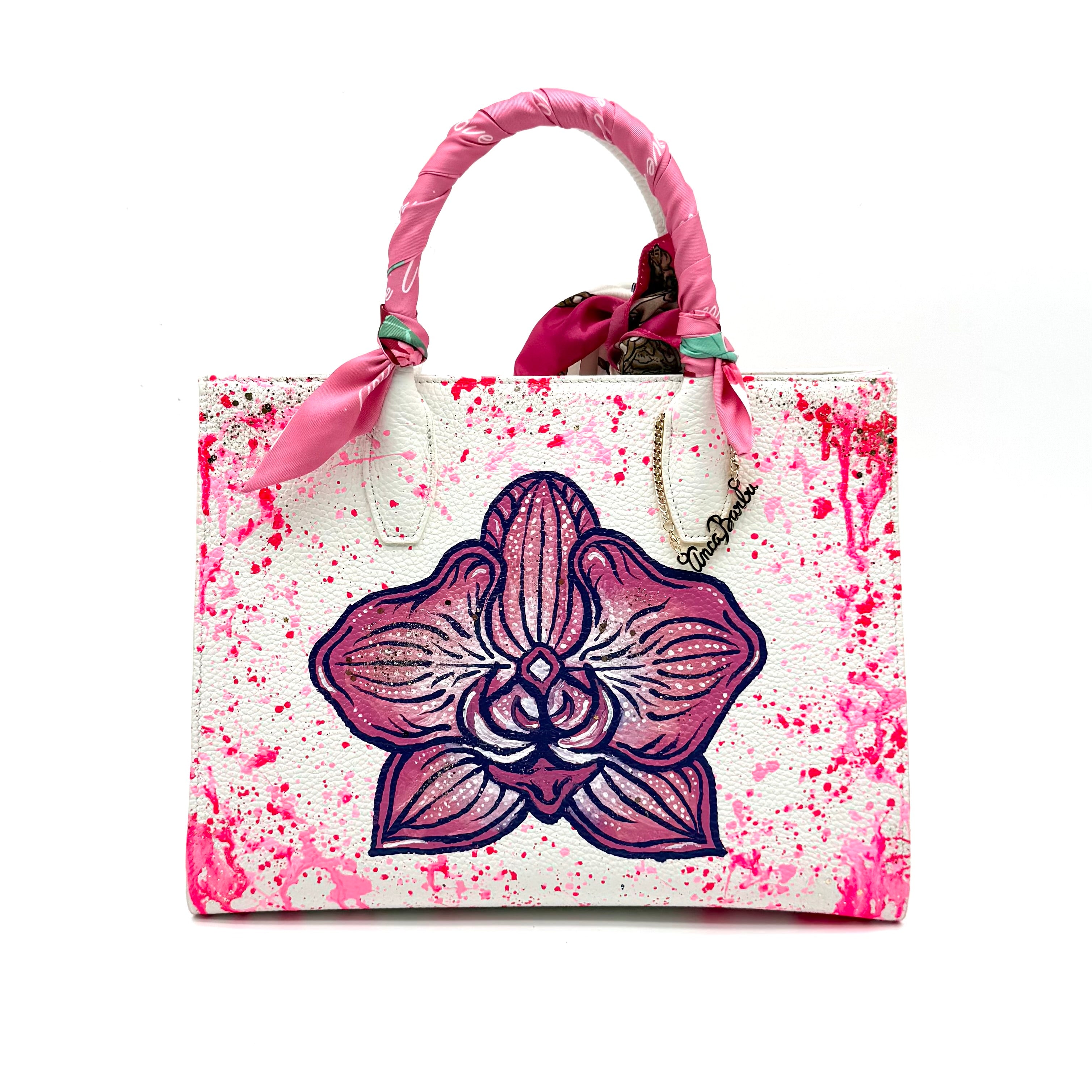 Anca Barbu Sophia White “Pink Orchid”