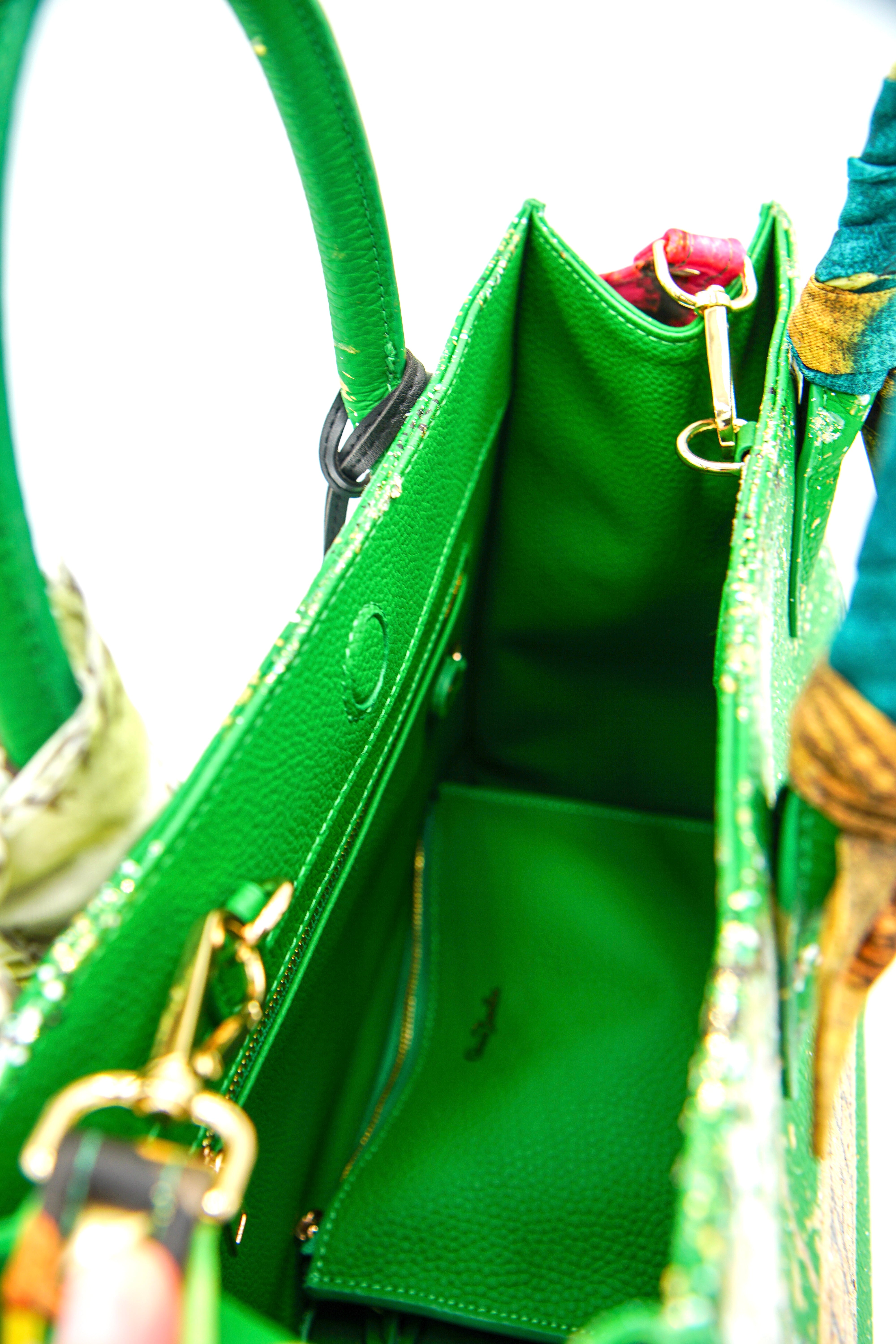 Anca Barbu Sophia Bag, Hermosa, Metallic