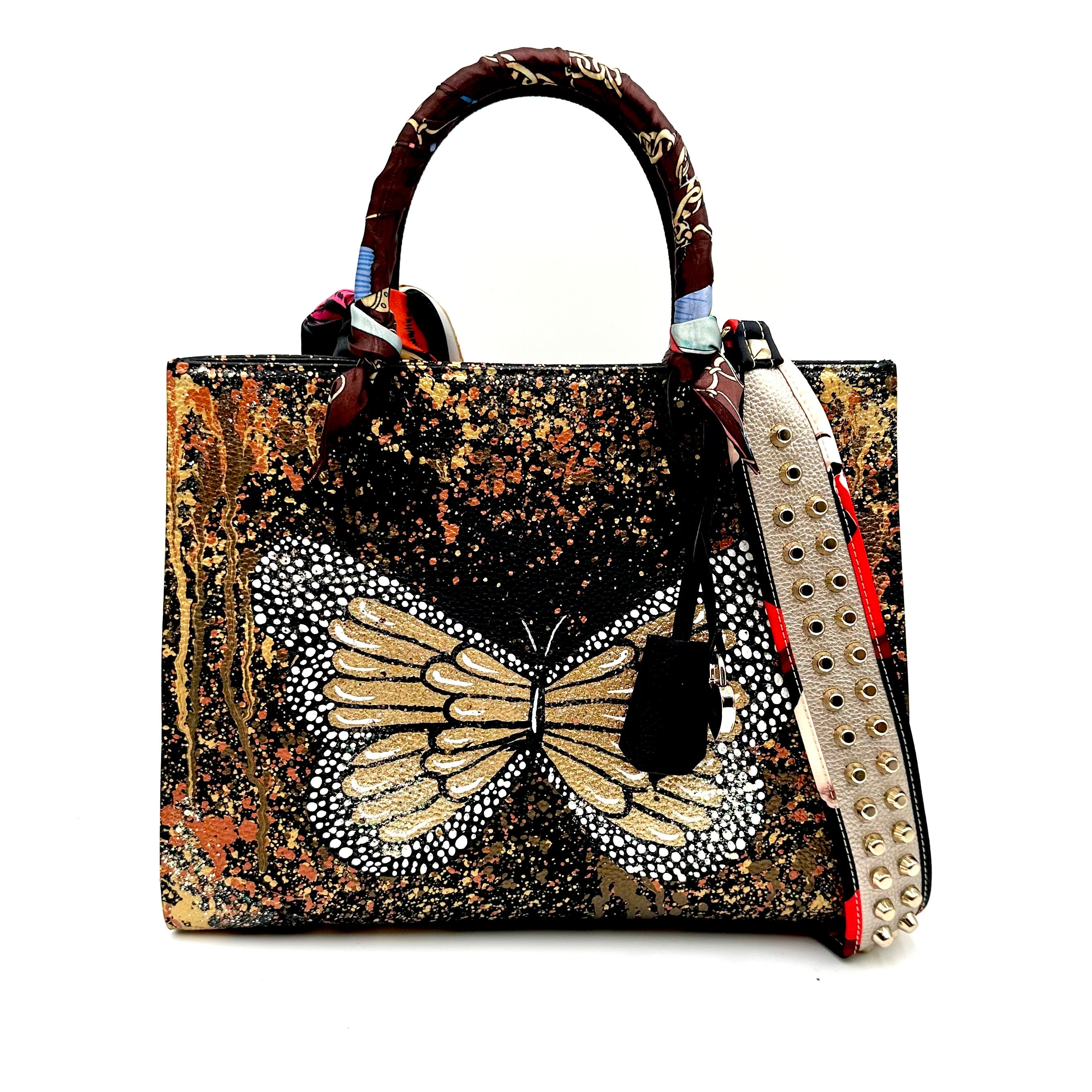Anca Barbu Sophia Bag, Butterfly, Gold