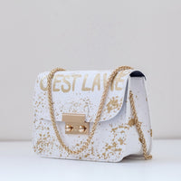 Thumbnail for Anca Barbu Carolina Bag, C'est La Vie, Gold