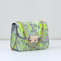 Thumbnail for Anca Barbu Carolina Bag, Splashes, Green