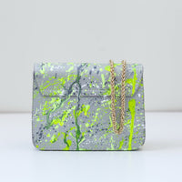 Thumbnail for Anca Barbu Carolina Bag, Splashes, Green