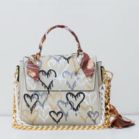 Anca Barbu Vicky Bag, Hearts Graffiti