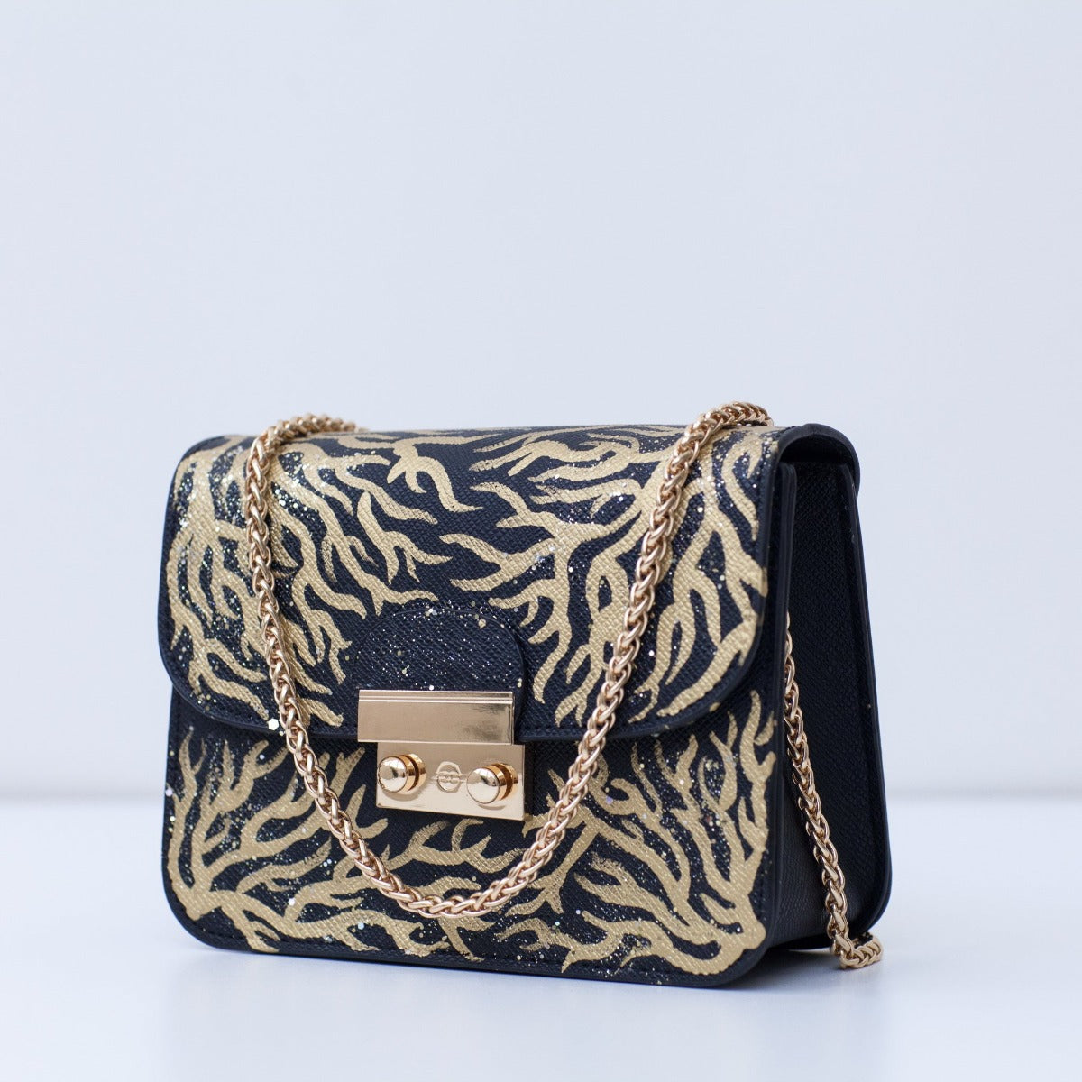 Anca Barbu Carolina Bag, Gold Coral