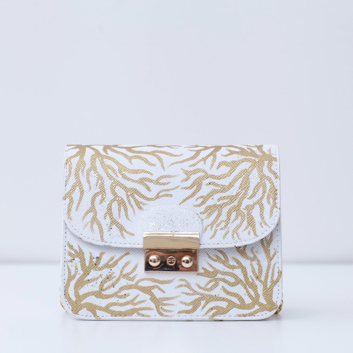 Anca Barbu Carolina Bag, Gold Coral