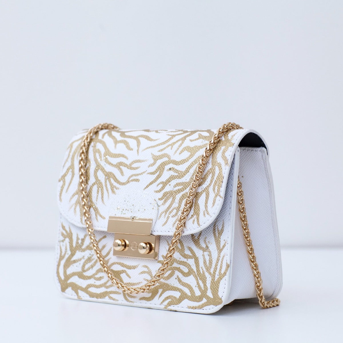 Anca Barbu Carolina Bag, Gold Coral