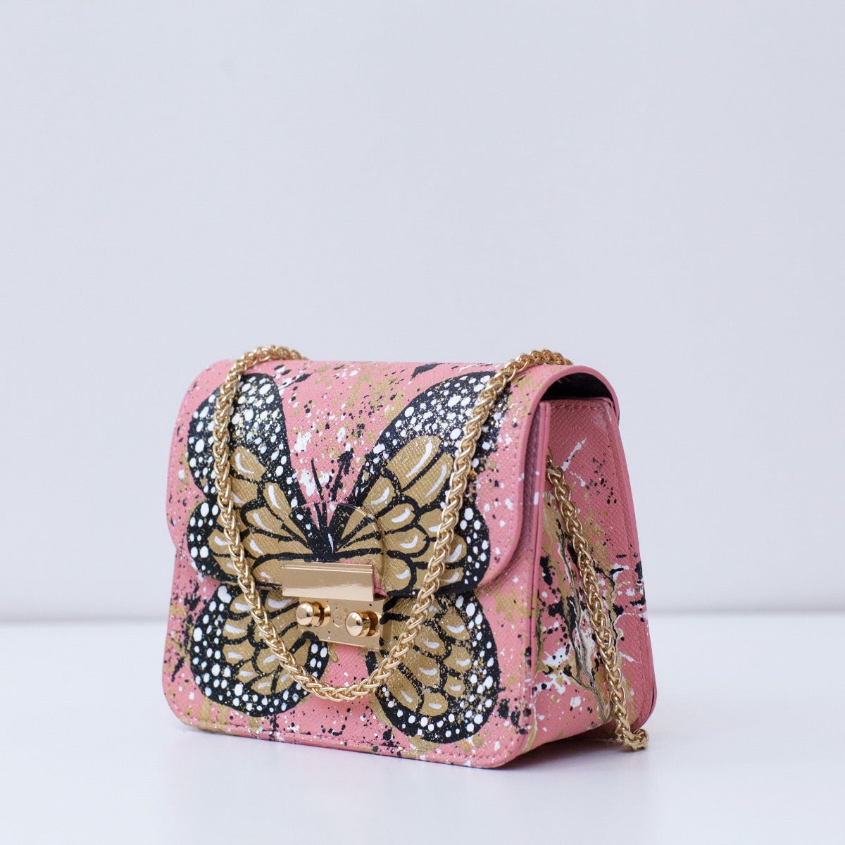 Anca Barbu Carolina Bag, Butterfly, Gold